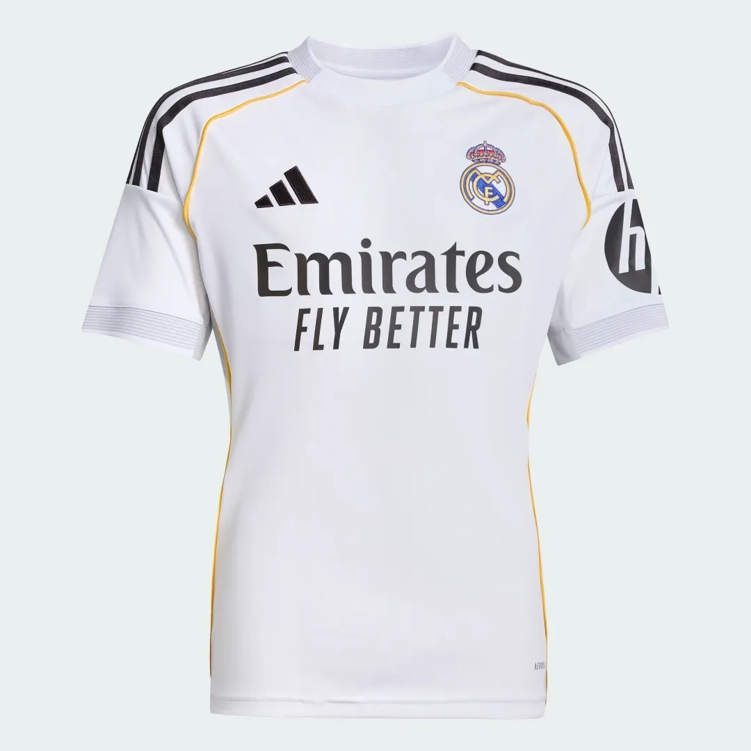 adidas Real Madrid 25/26 Home Jersey Kids | JN8887 | FOOTY.COM