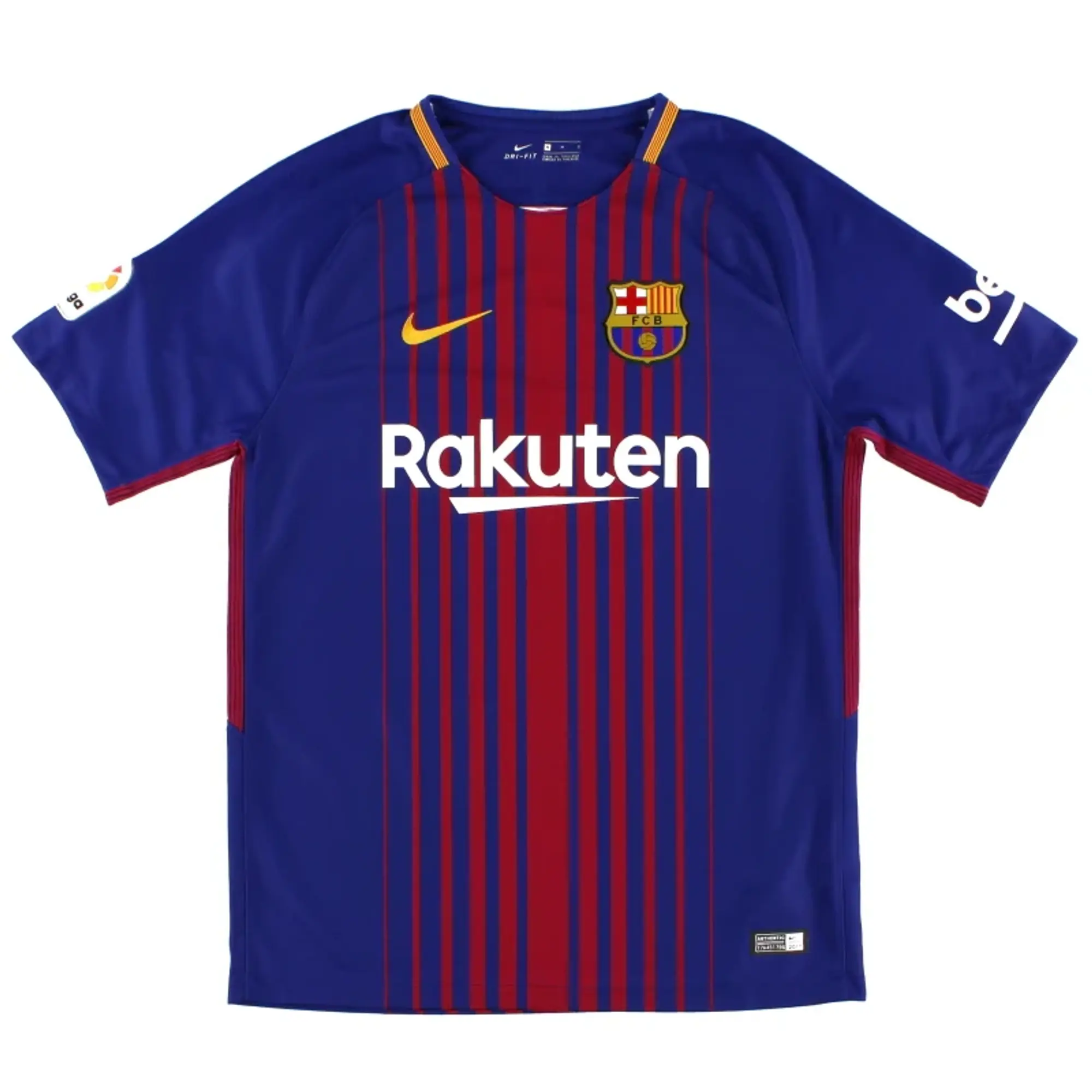 2017-18 Barcelona NIke Home Shirt S - Barcelona / Excellent / Small