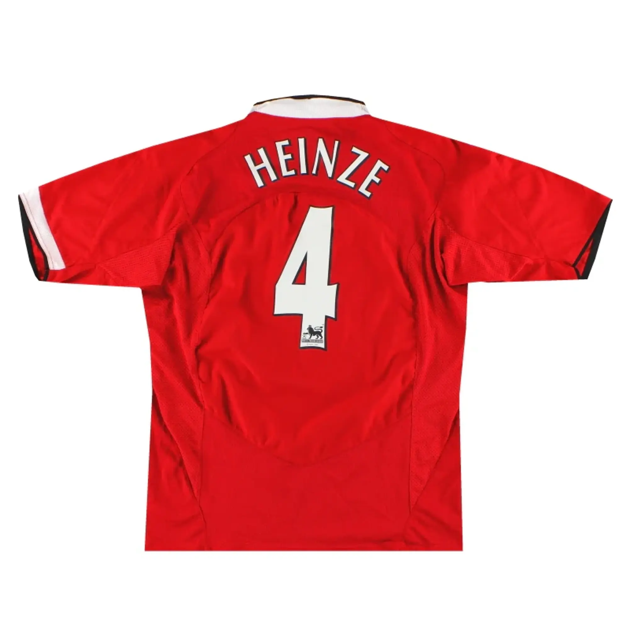 2004-06 Manchester United Nike Home Shirt Heinze #4 L - Manchester United / Excellent / Large