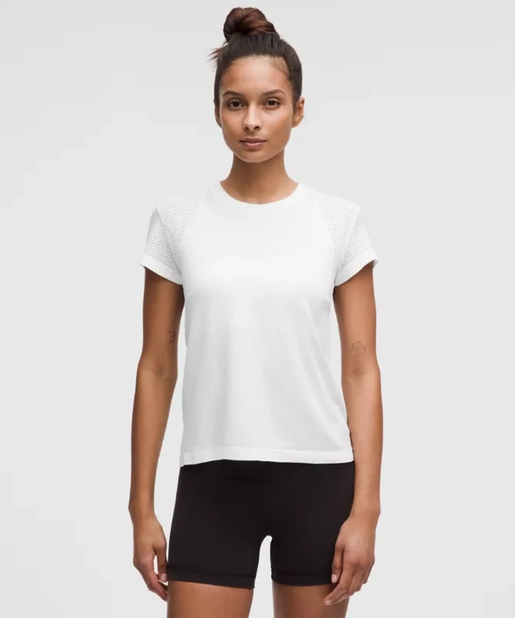 lululemon – Women's Train to Be Short-Sleeve Shirt – Color White – Size 0