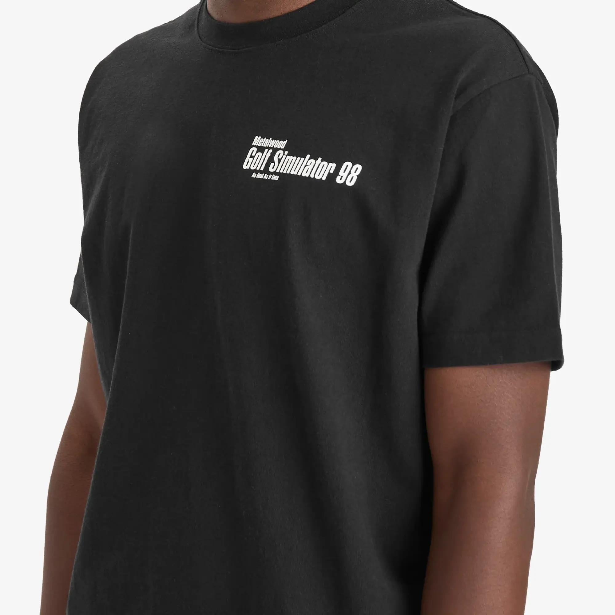 Metalwood Studio Men's Simulator 98 T-Shirt Black