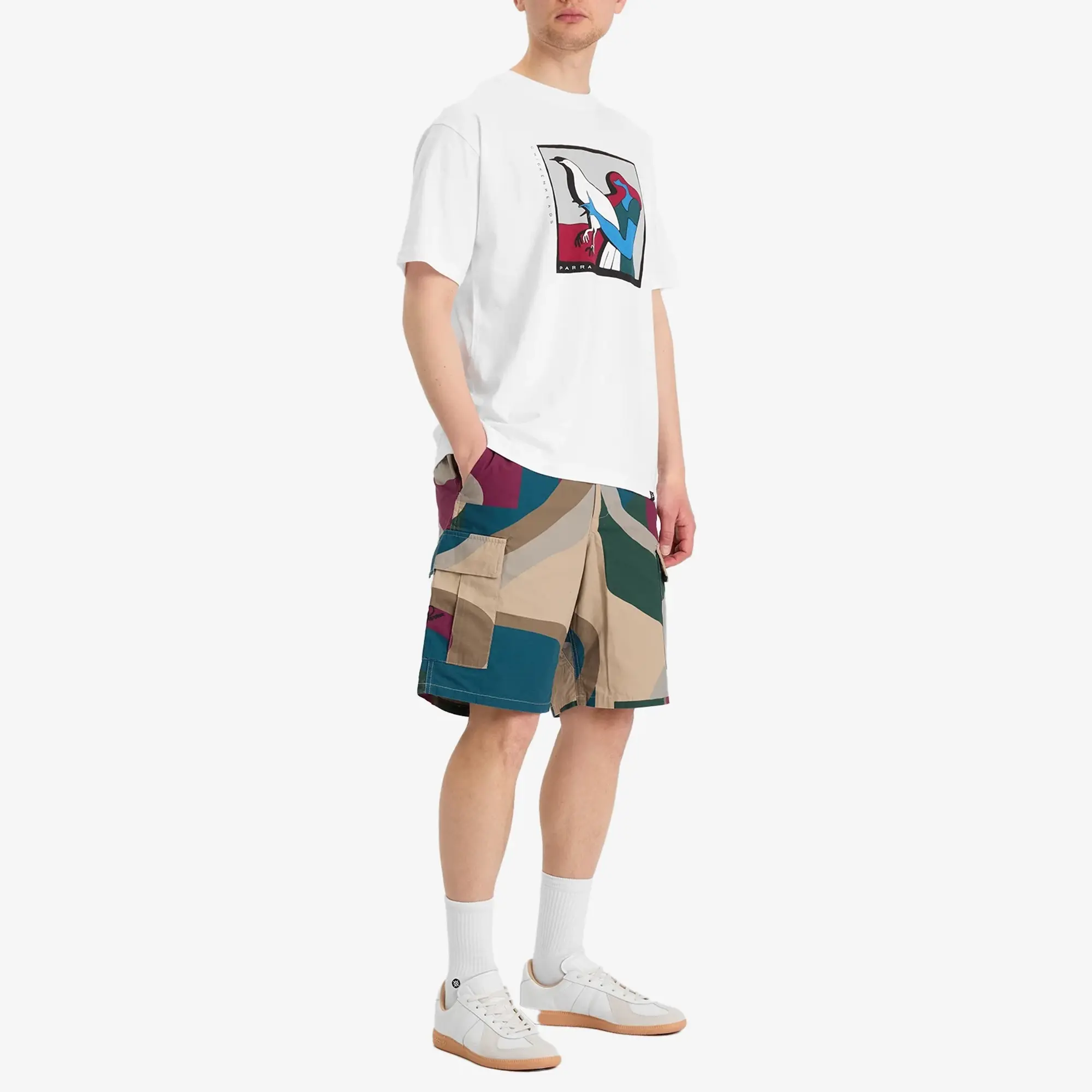 By Parra Men's Look At It T-Shirt White