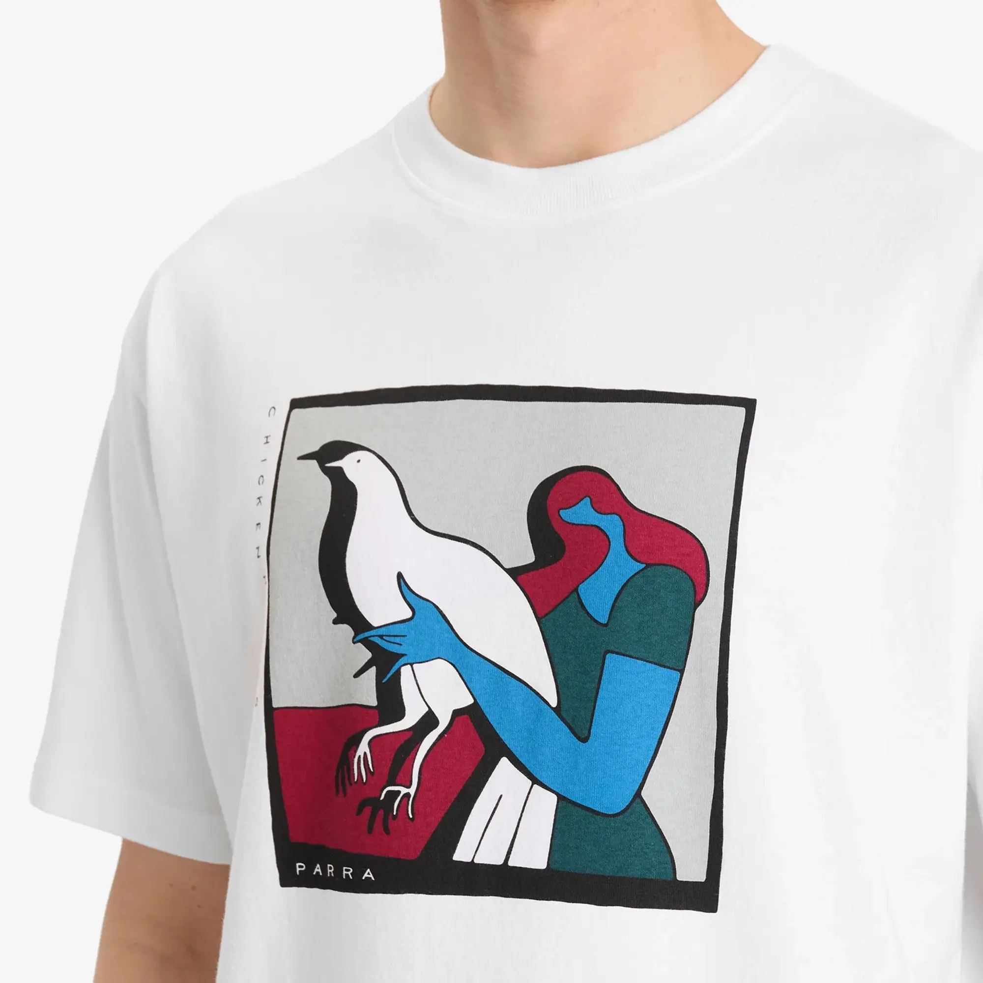 By Parra Men's Look At It T-Shirt White