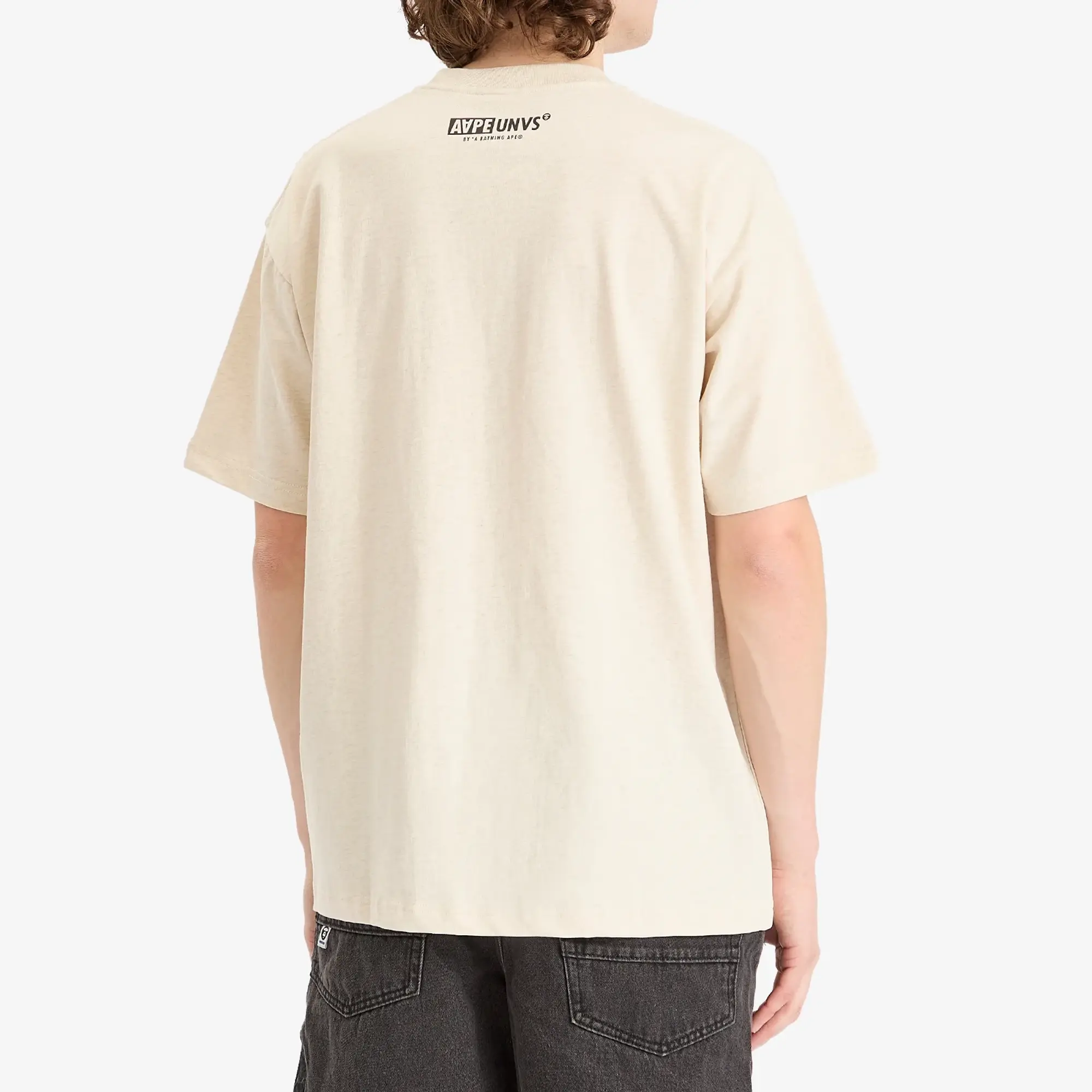 AAPE OG Moonface GRZ Camo T-Shirt Heather Beige
