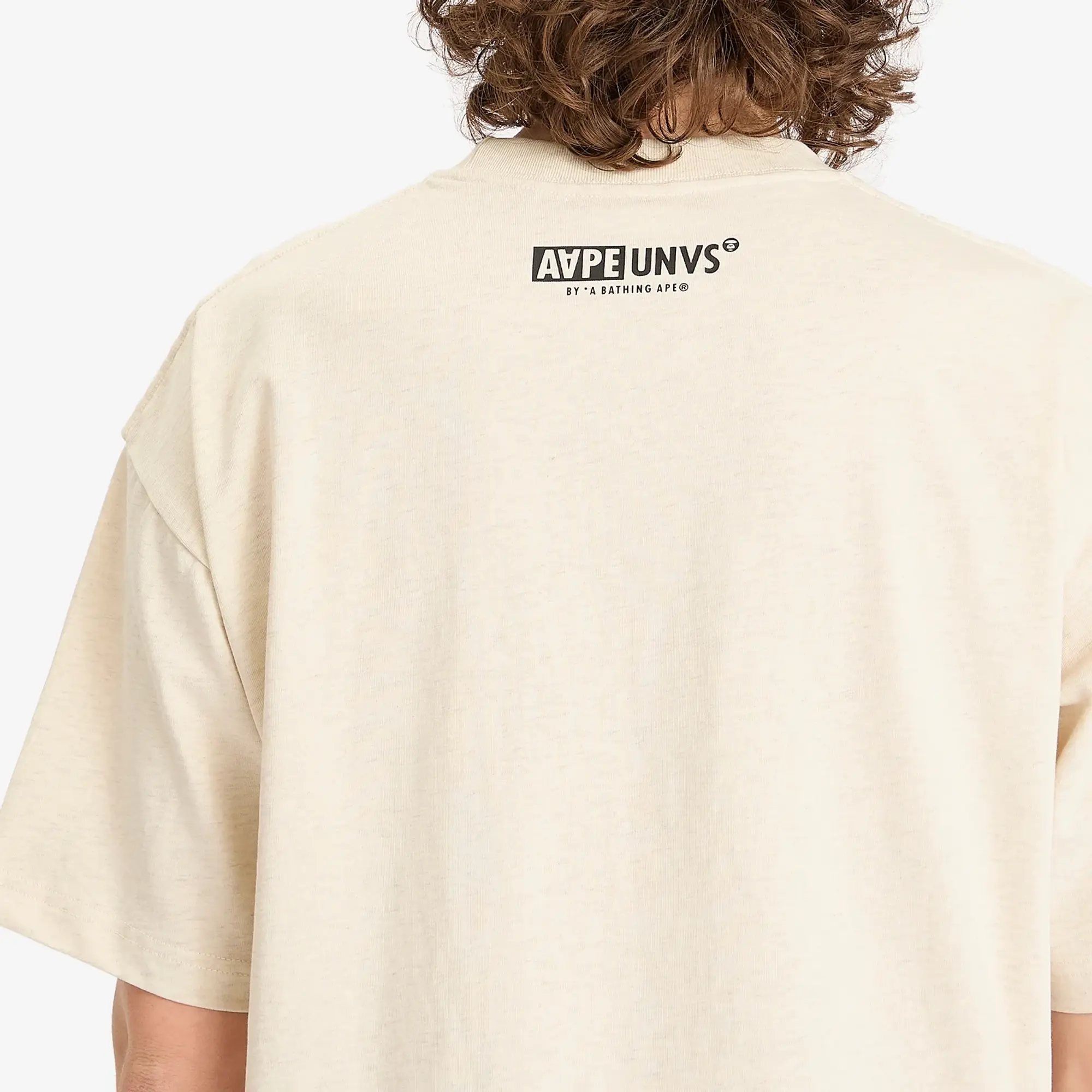 AAPE OG Moonface GRZ Camo T-Shirt Heather Beige