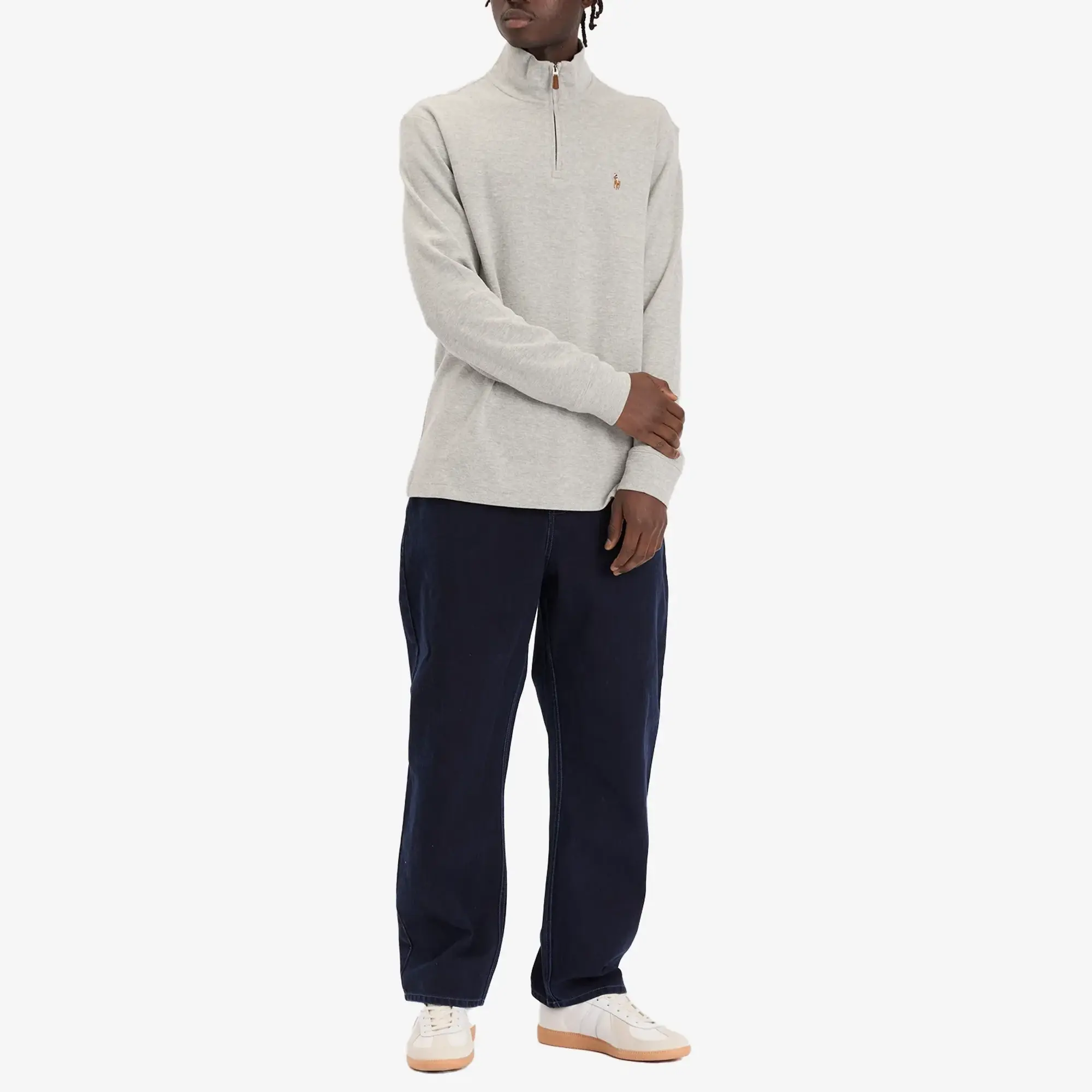 Polo Ralph Lauren Men's Half Zip Sweatshirt Andover Heather