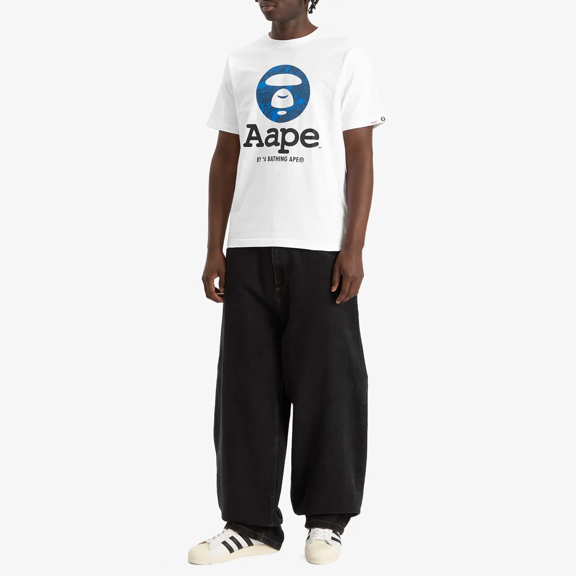 AAPE OG Moonface T-Shirt White