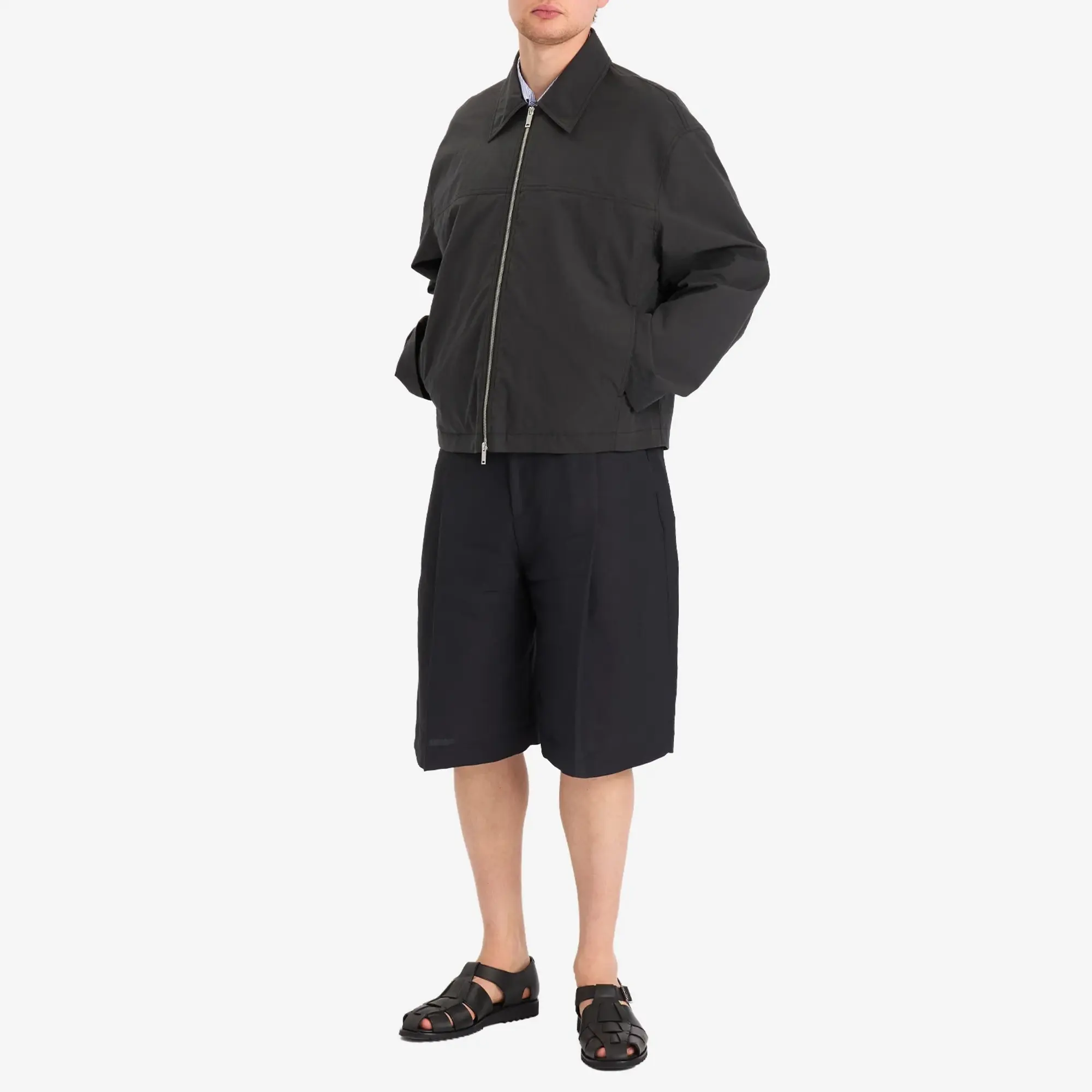 Studio Nicholson Men's Zip Through Jacket Graphite