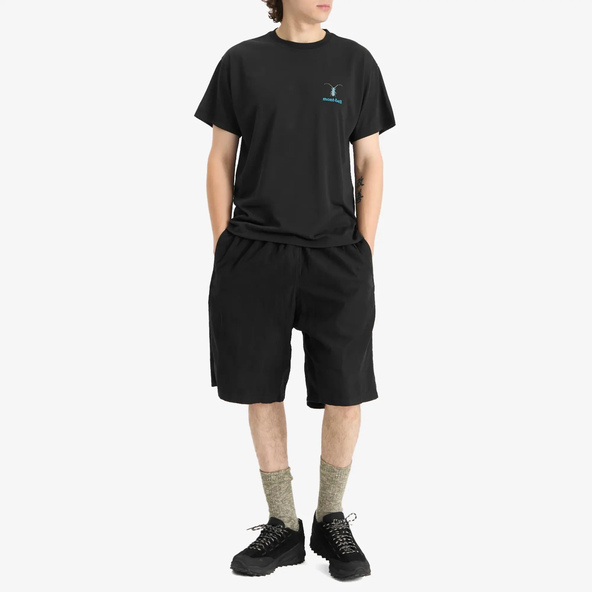 Montbell Men's Beetles Wickron T-Shirt Black