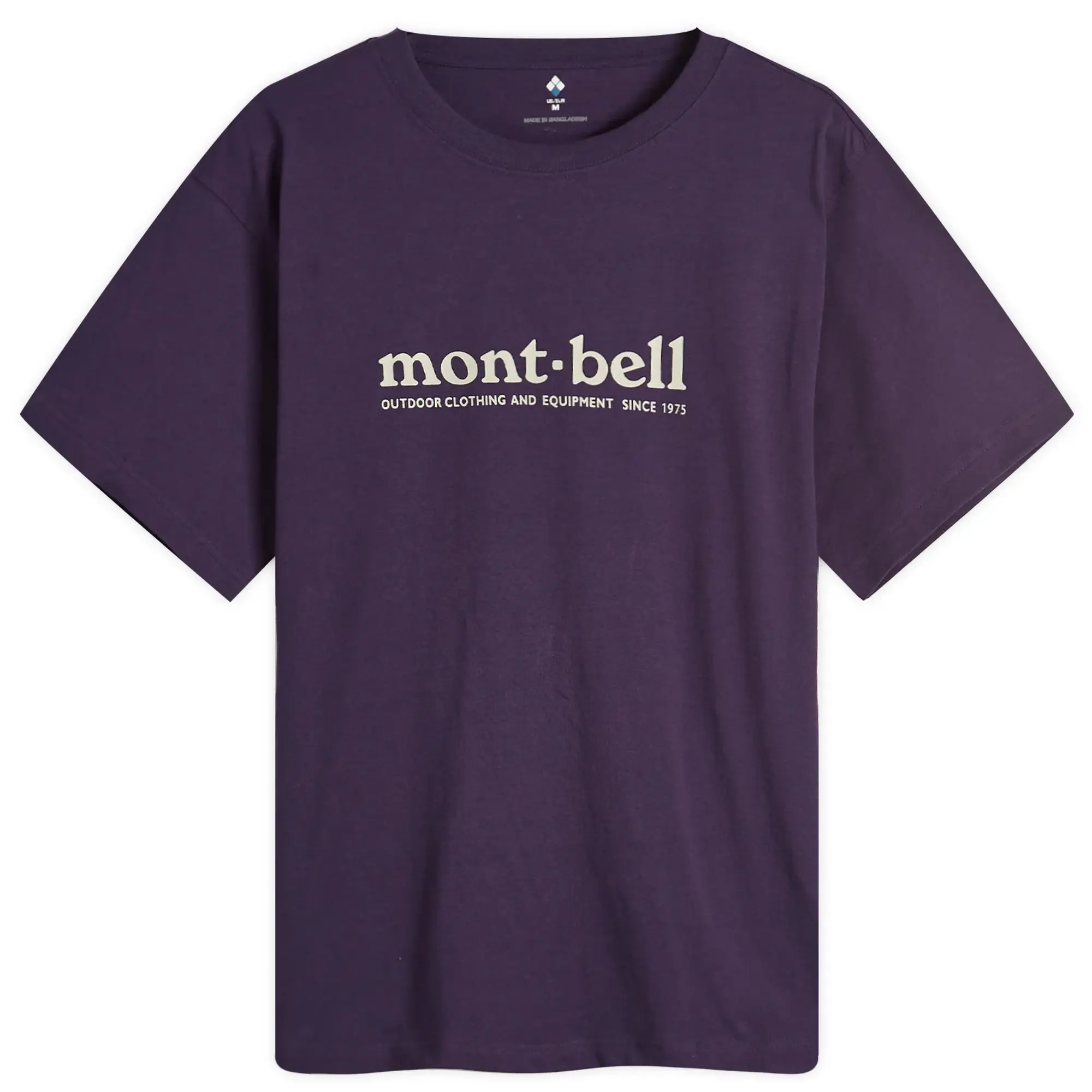 Montbell Men's Logo T-Shirt Purple