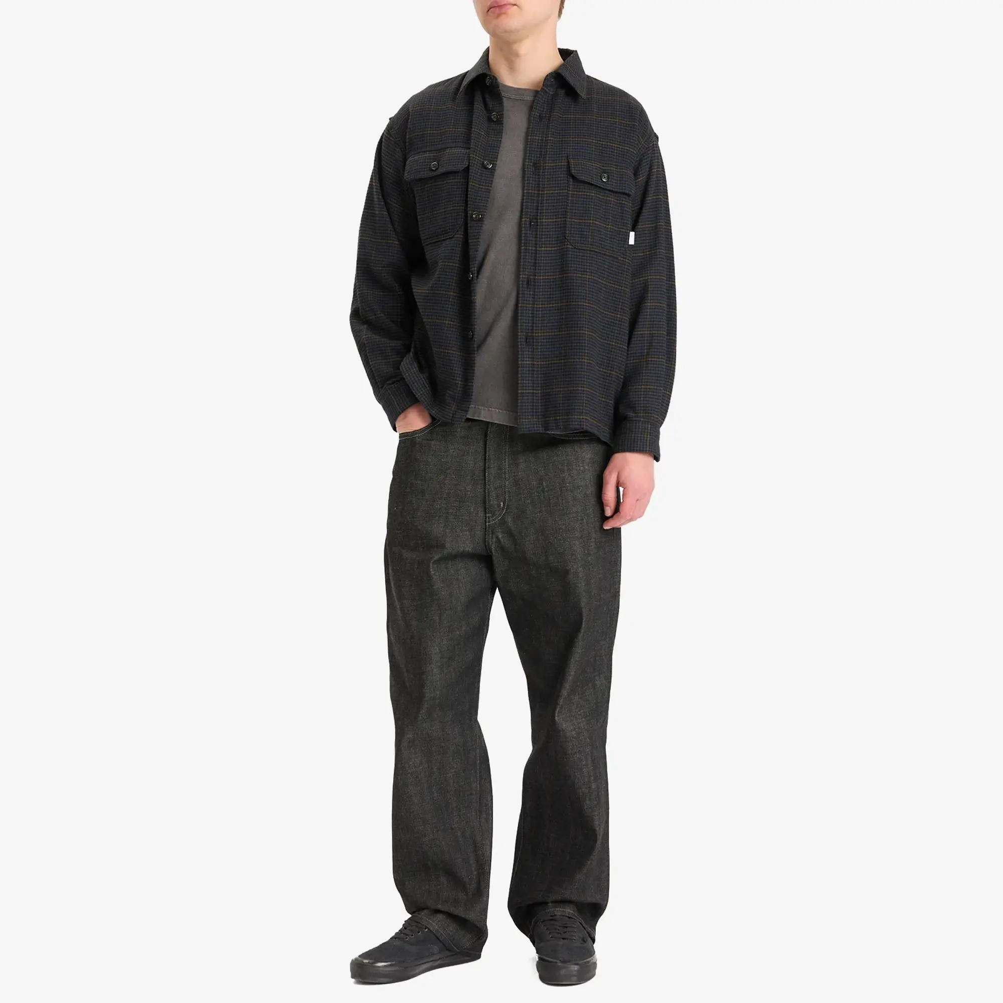 Neighborhood Men's Rigid Denim DP Basic Pants Black