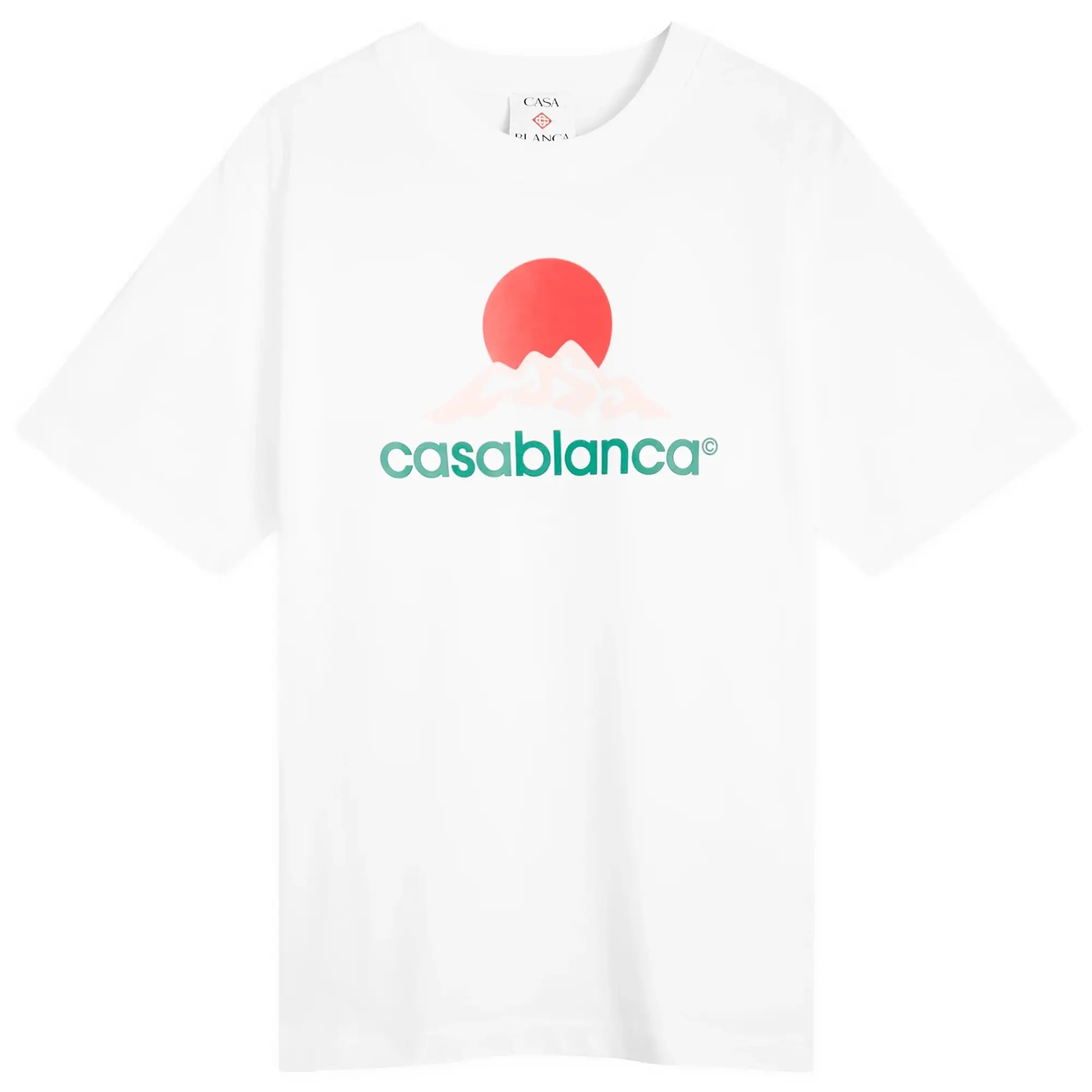 Casablanca Men's Montagne Printed T-Shirt White