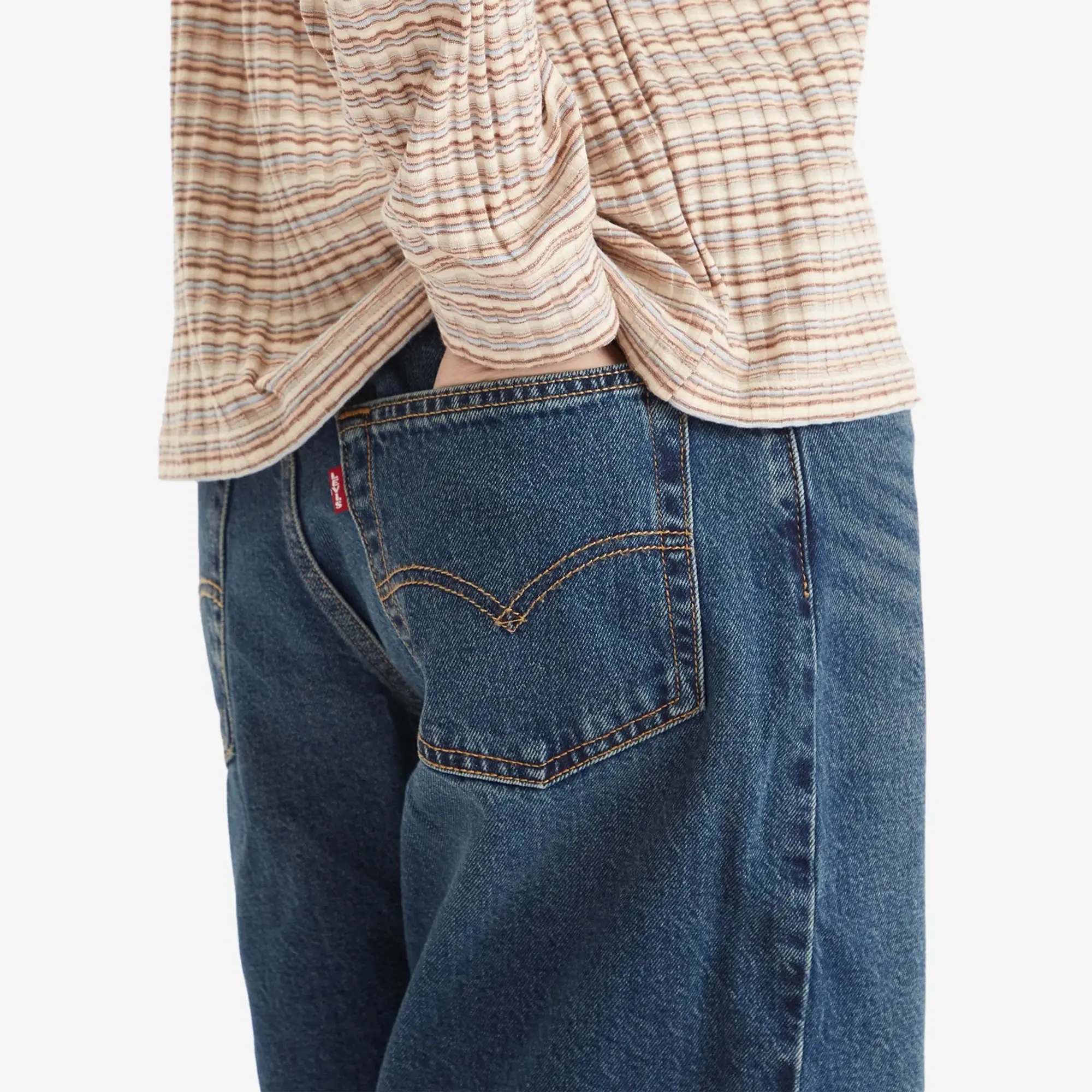 Levis Baggy Dad Jorts Hinged Heart