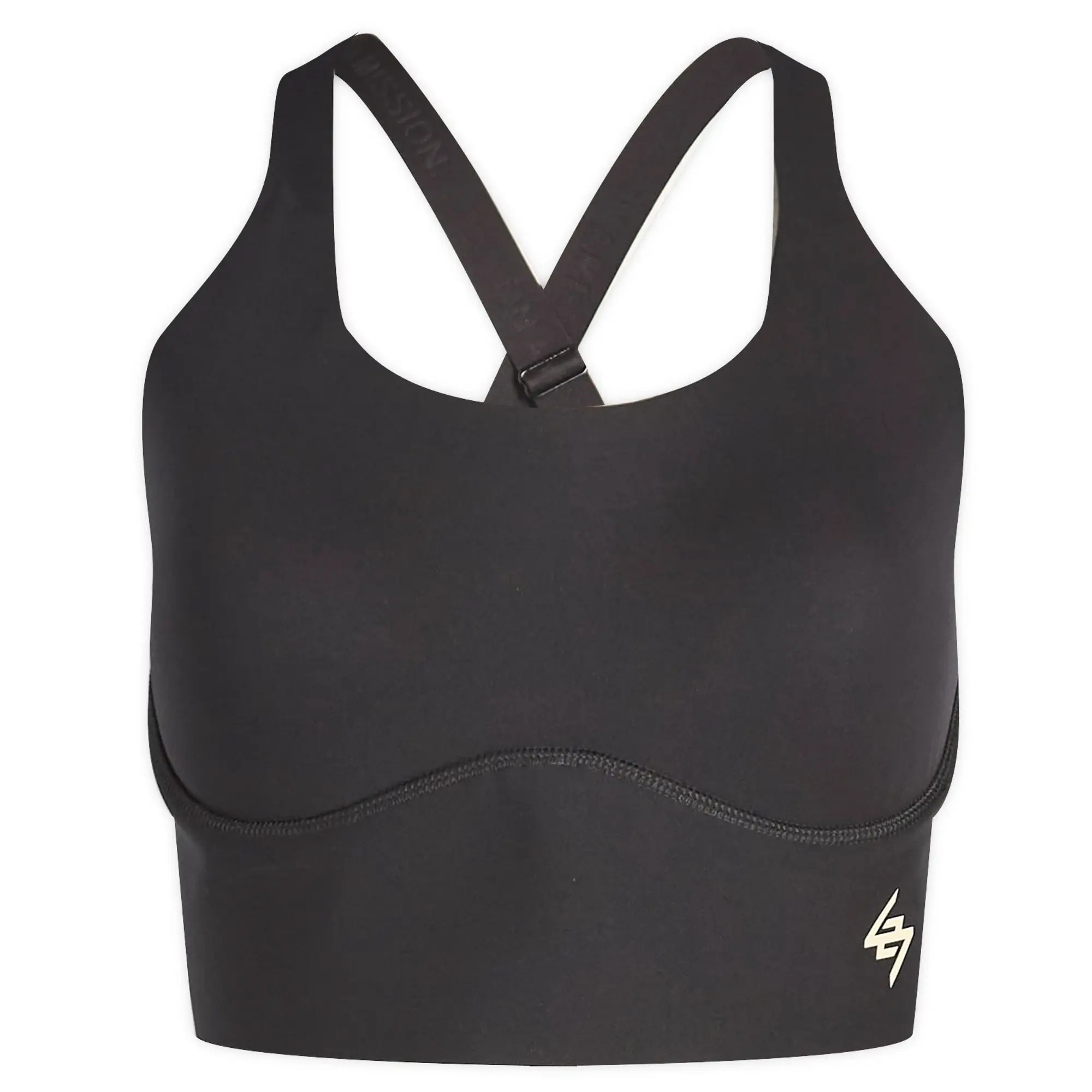 Represent Women's 247 DNA Mid Impact Sports Bra Black