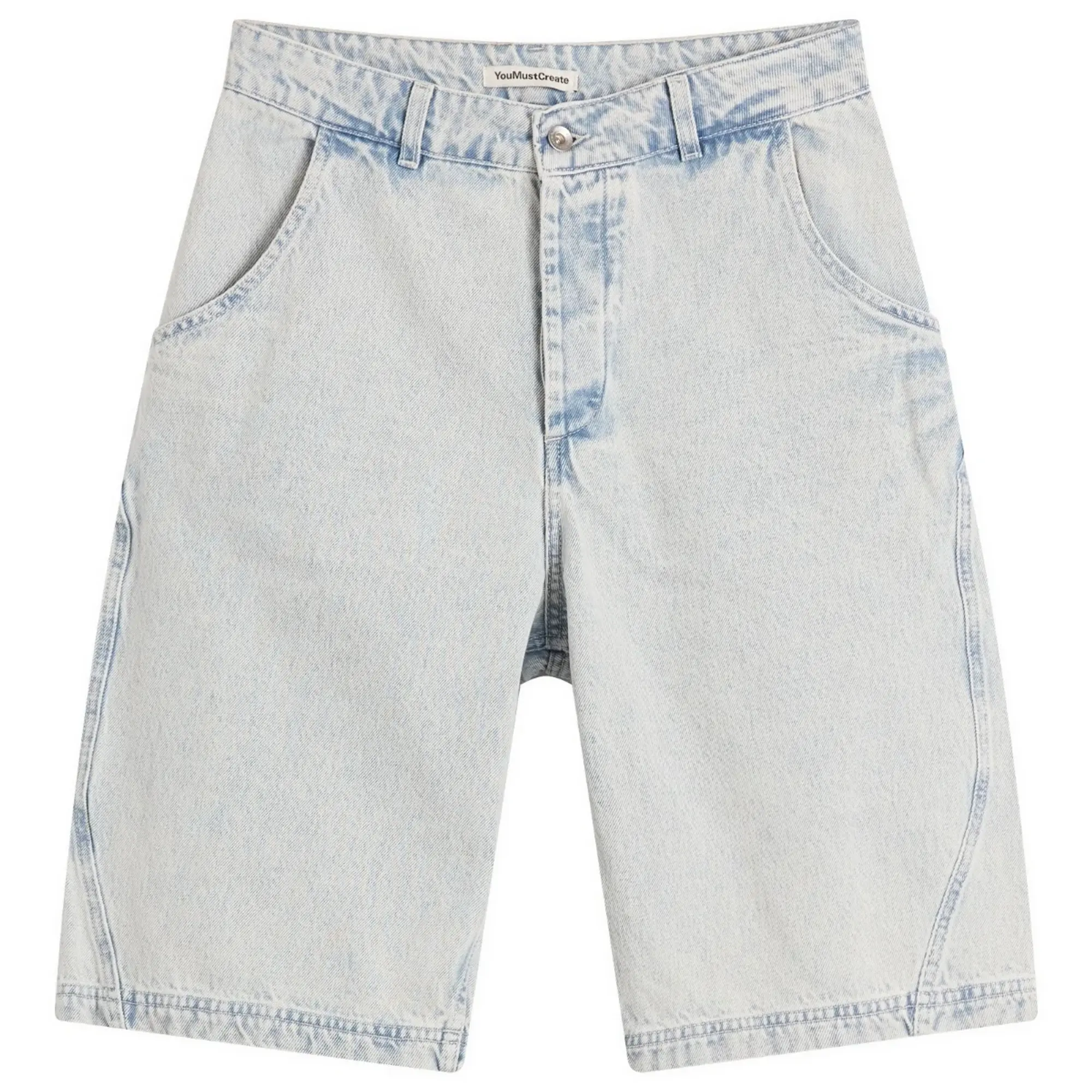 YMC Women's Twisted Shorts Indigo