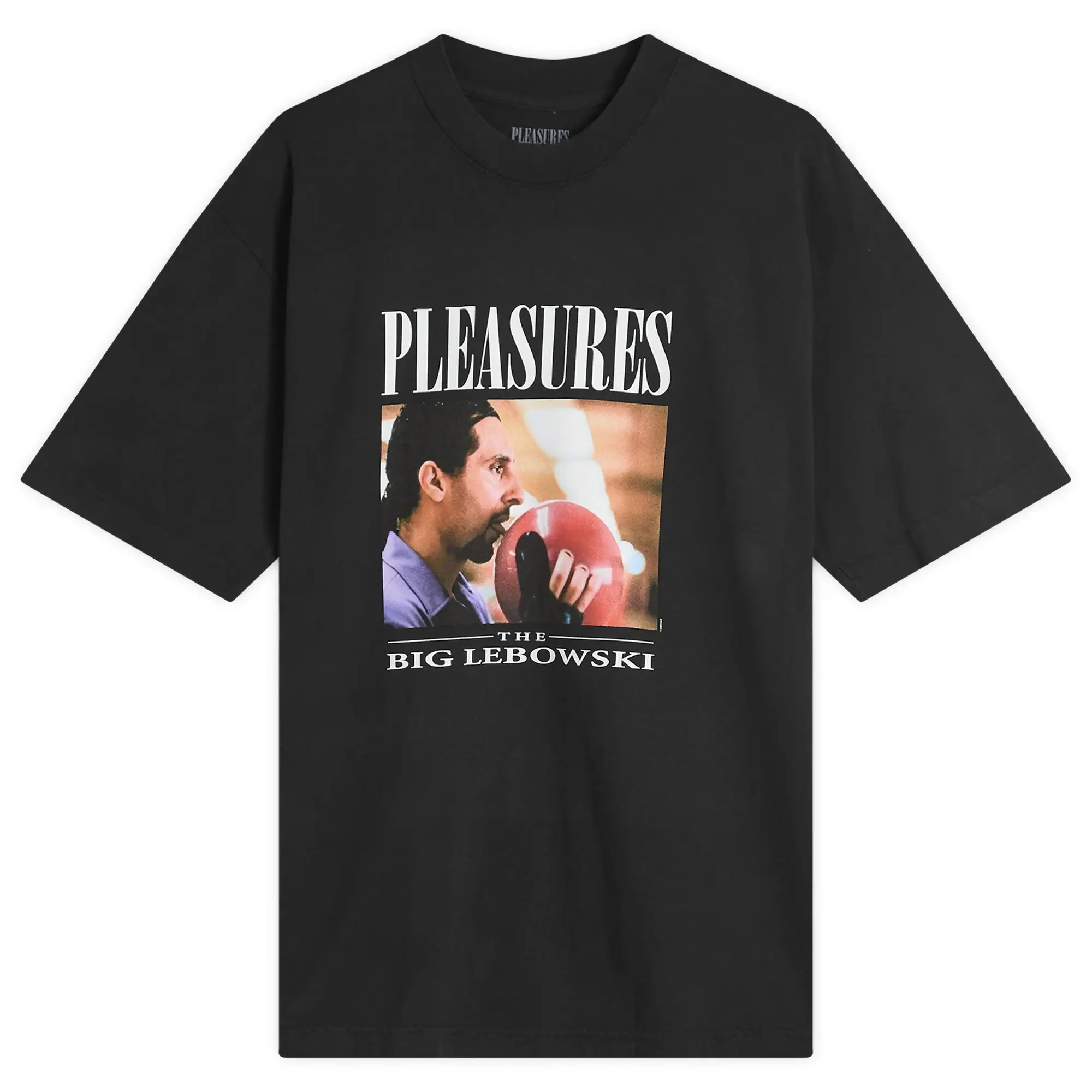 Pleasures Men's x The Big Lebowski Lick T-Shirt Black
