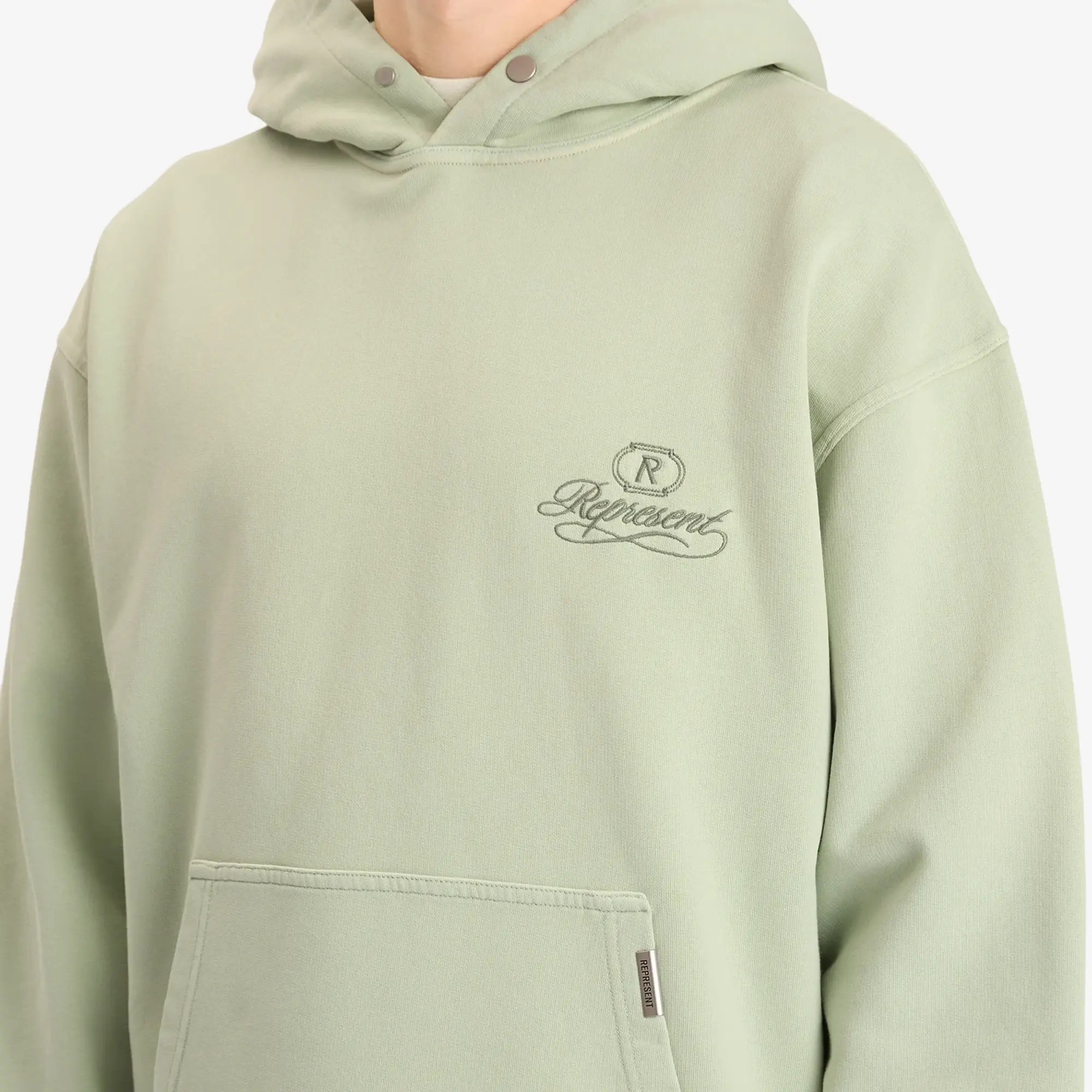 Represent Men's Gran Cru Classe Pullover Hoodie Washed Sage
