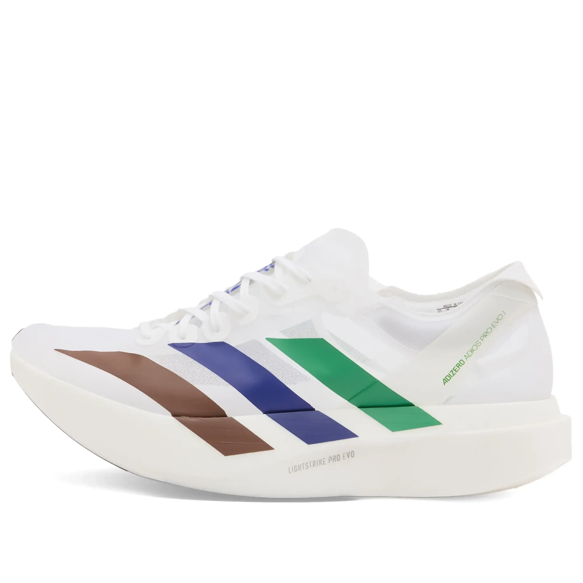 Pharrell Williams x Adidas Adizero Adios Pro Evo 1 Sneaker Semi Lucid Blue/Preloved Brown/Semi Court Green