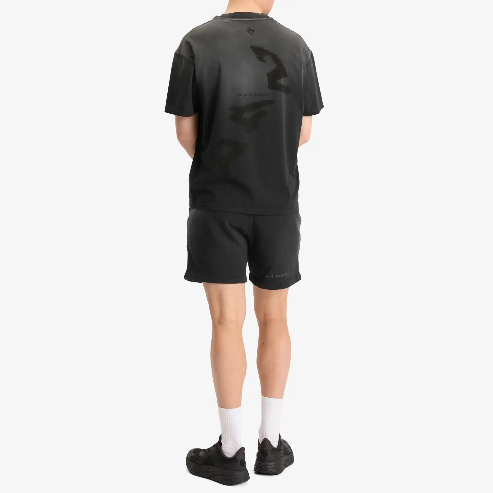 Represent Men's 247 Motion Oversized T-Shirt Aged Black