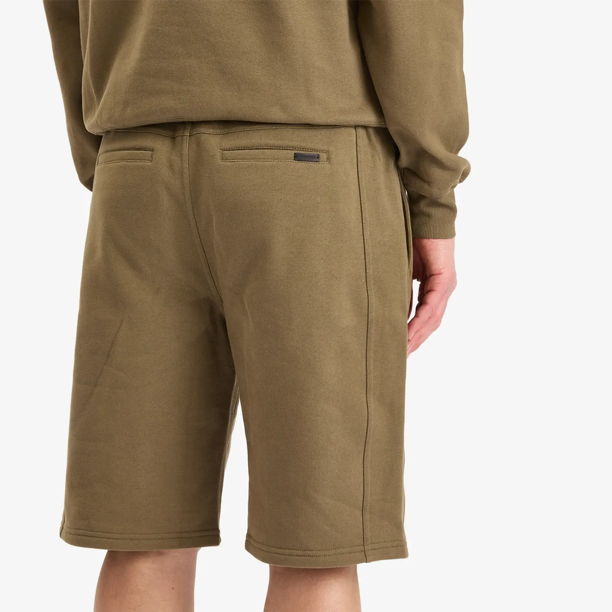 Saint Laurent Men's Khaki Sweat Shorts Kaki