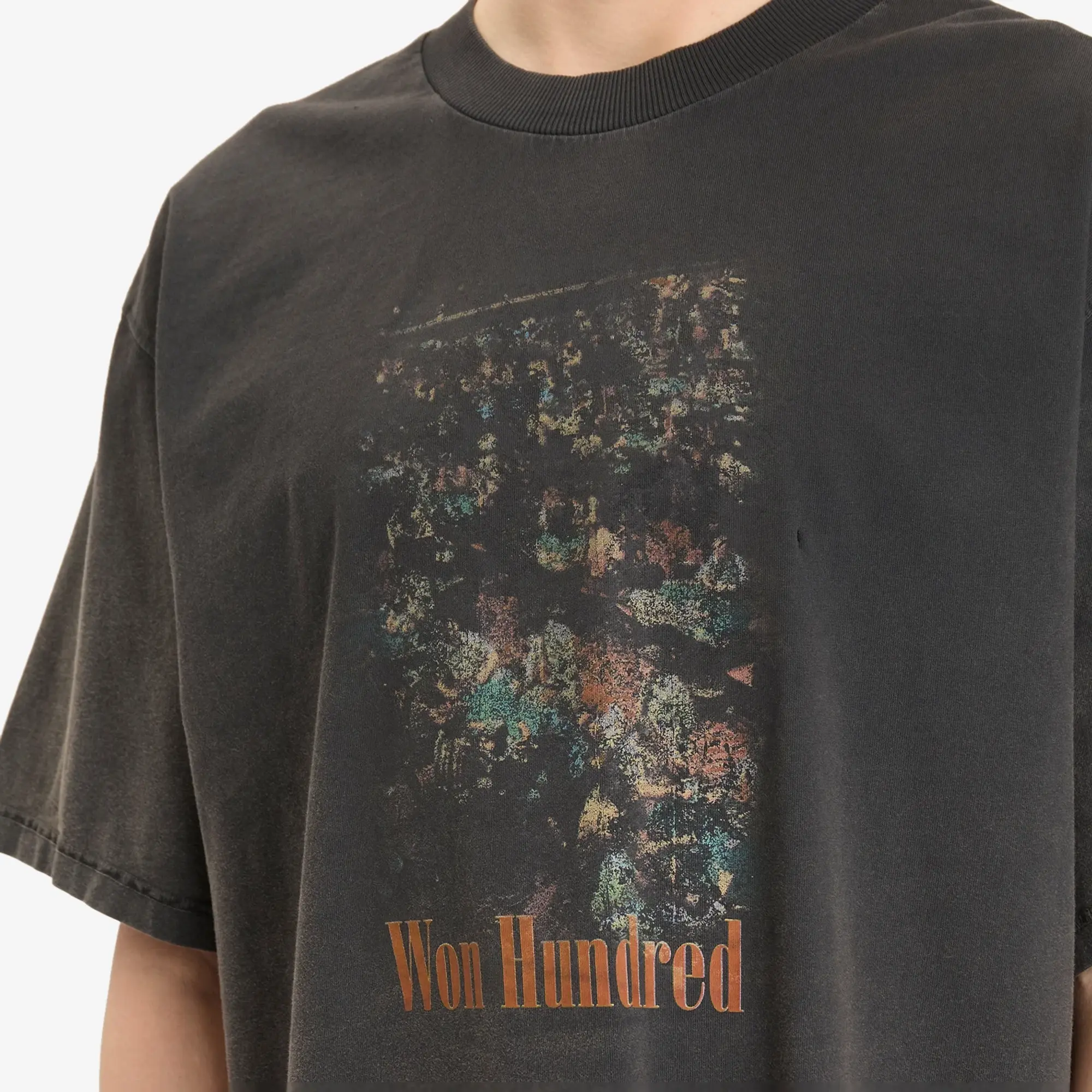 Won Hundred Men's Houston Casino T-Shirt Washed Black