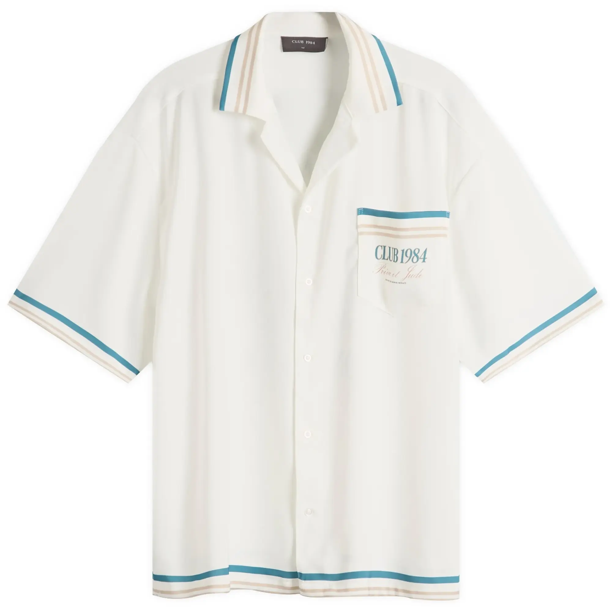 Club 1984 Men's Monte Carlo Vacation Shirt White