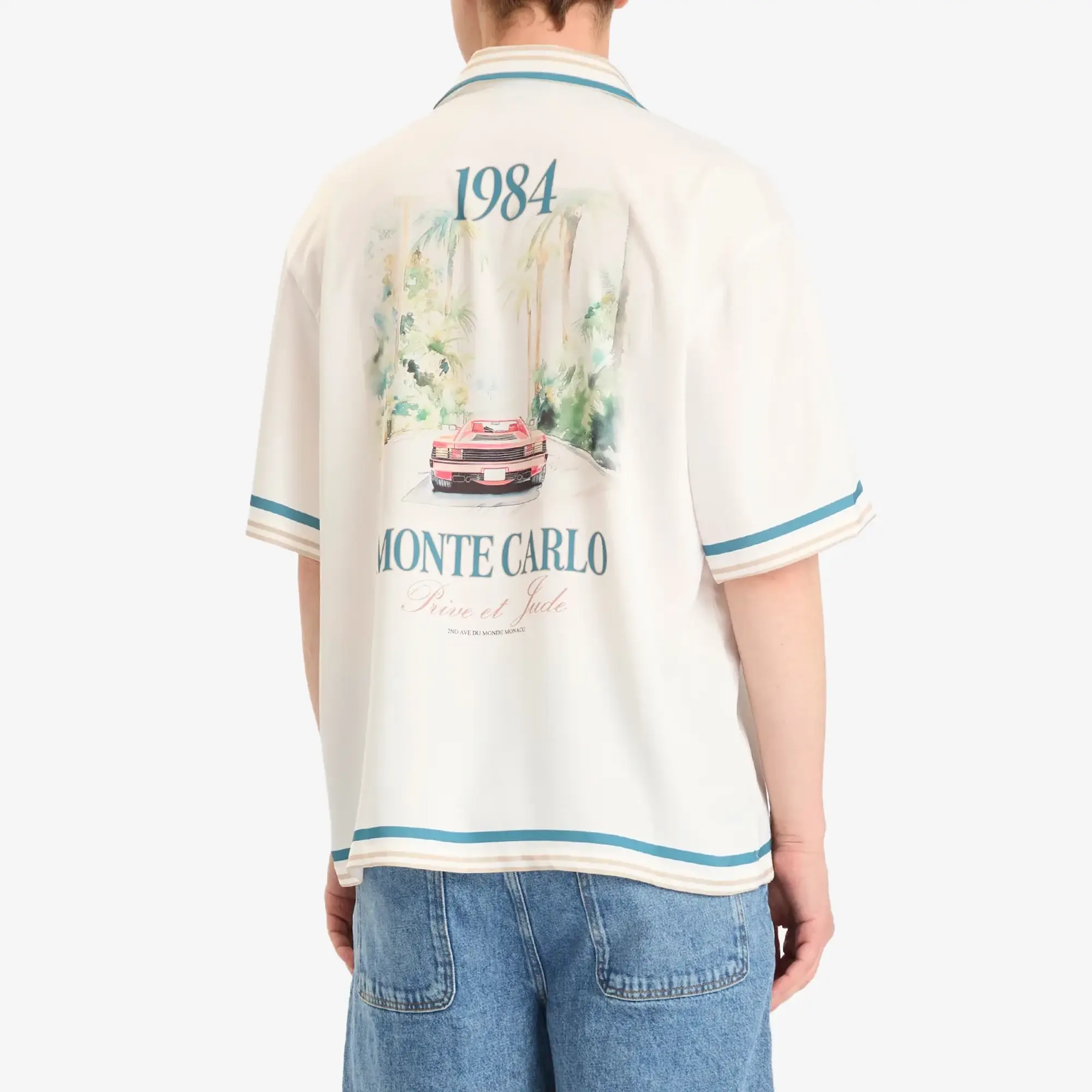 Club 1984 Men's Monte Carlo Vacation Shirt White