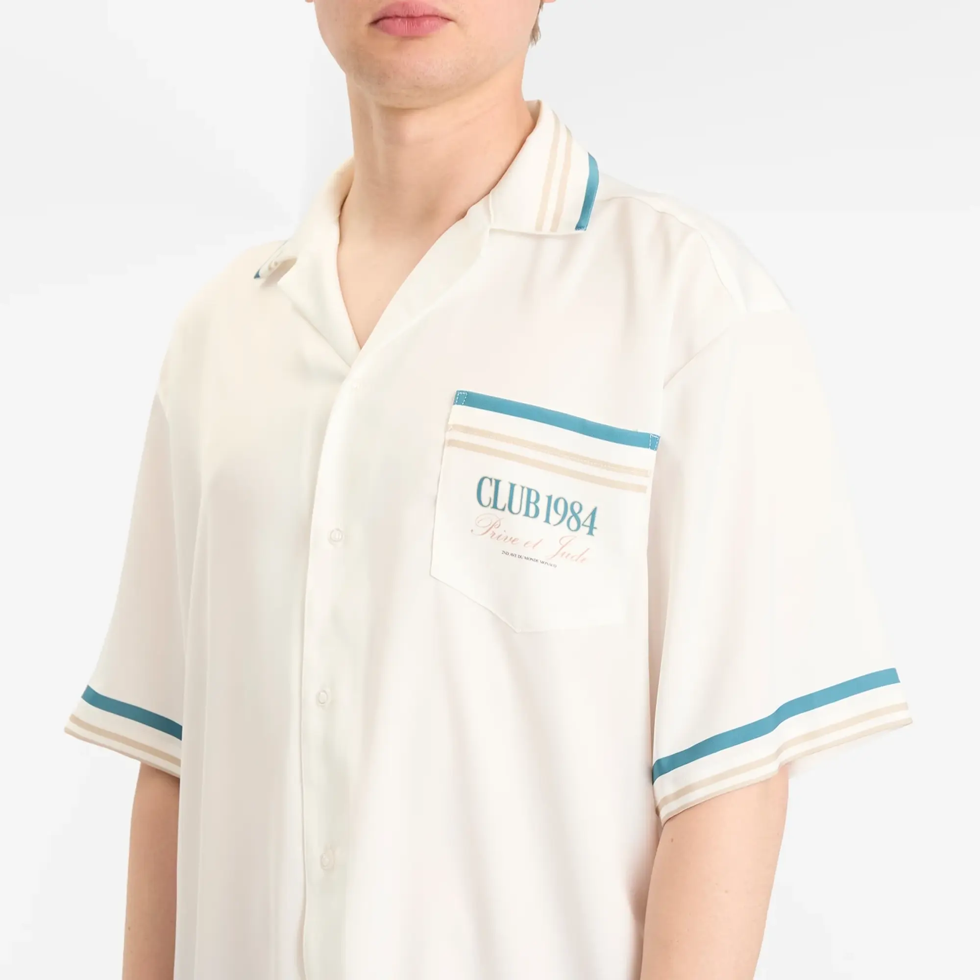 Club 1984 Men's Monte Carlo Vacation Shirt White