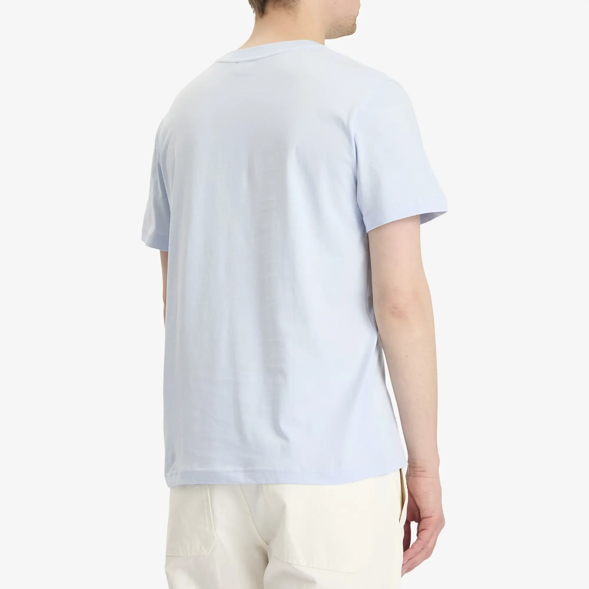 A.P.C. Men's VPC Logo T-Shirt Sky Blue/White