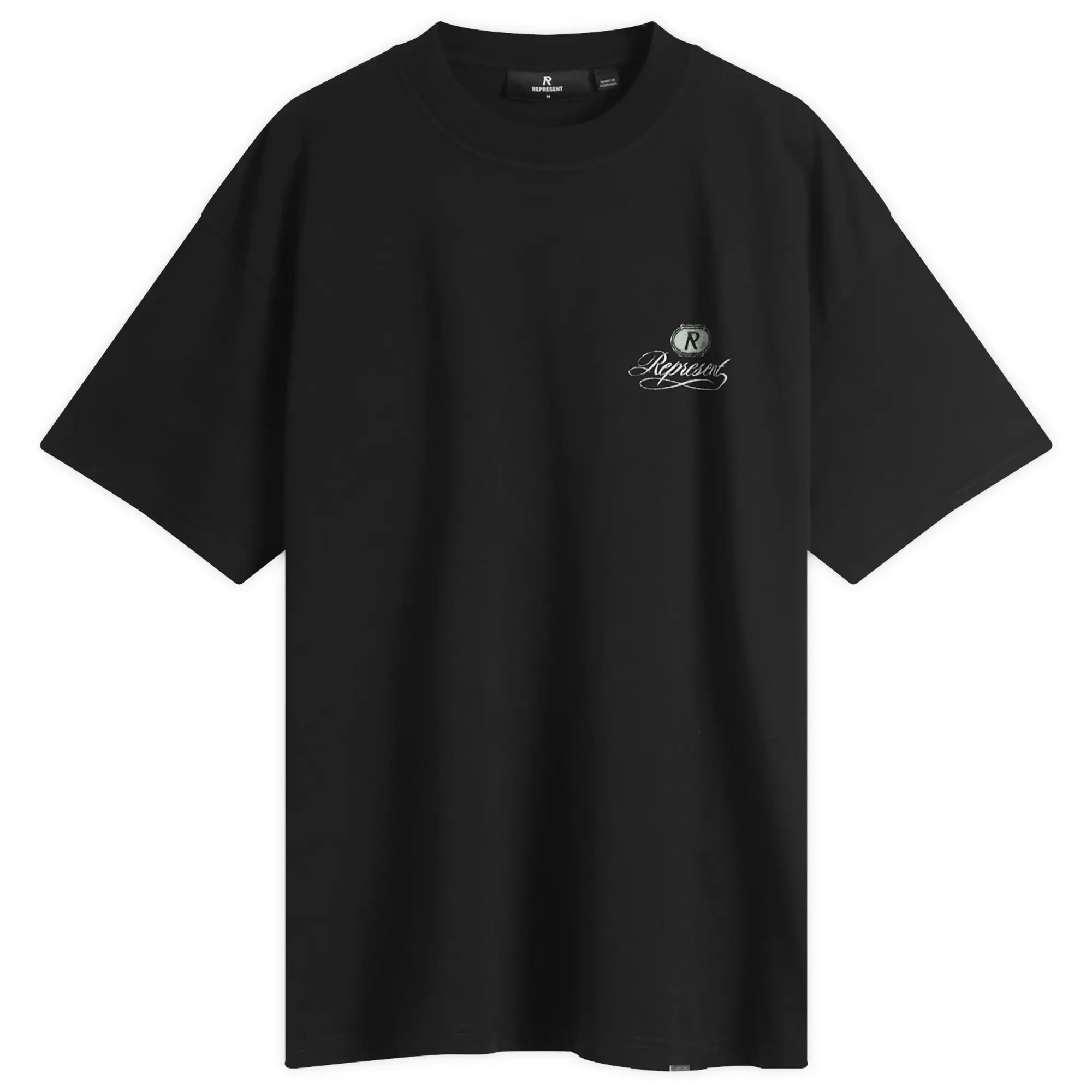 Represent Men's Grand Vintage Hand Drawn T-Shirt Jet Black