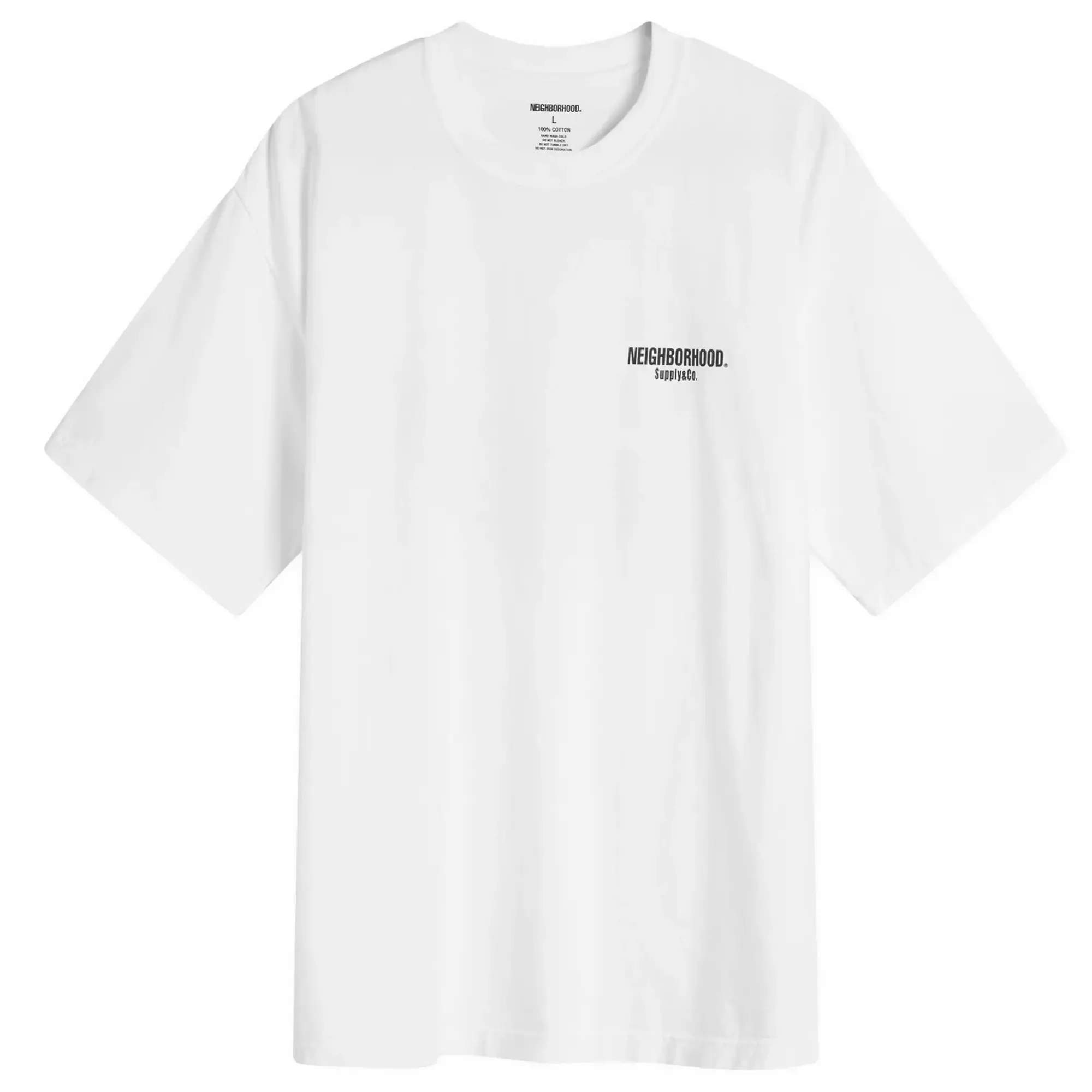 Neighborhood Men's SS-2 T-Shirt White×Black