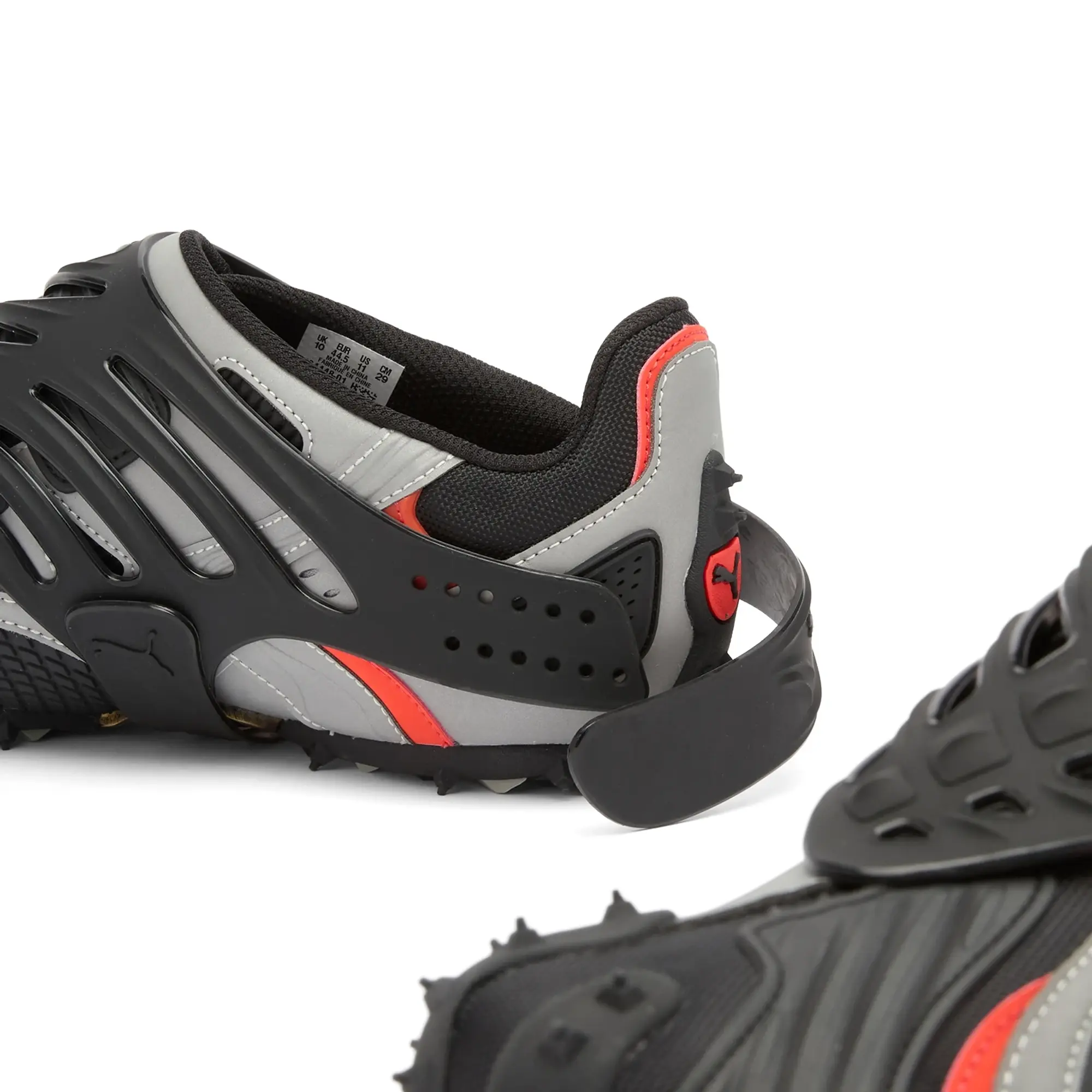 A$Ap Rocky x PUMA Mostro Gabbia Leather Sneakers Unisex, Black/Silver