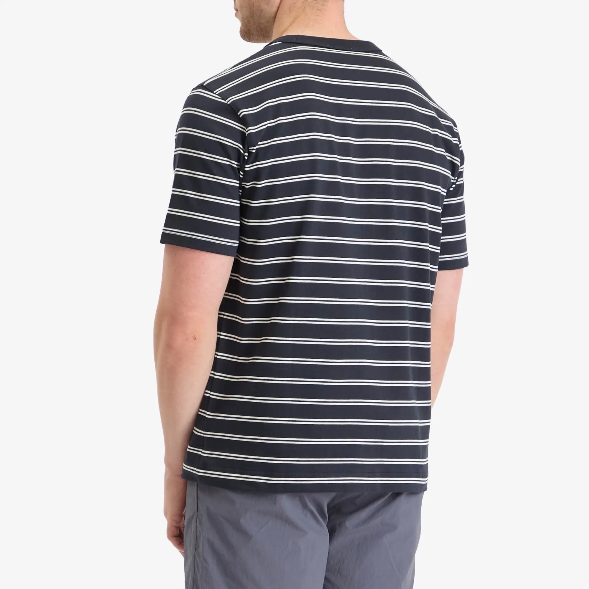 Norse Projects Men's Holger Sailor Stripe Pocket T-Shirt Dark Navy
