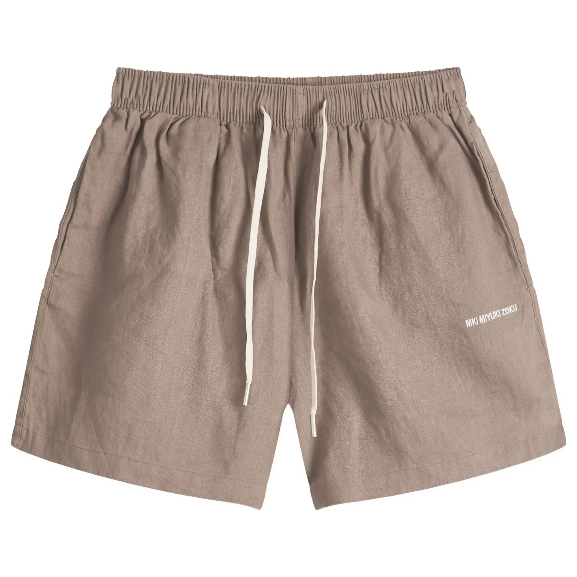 MKI Men's Linen Shorts Mushroom
