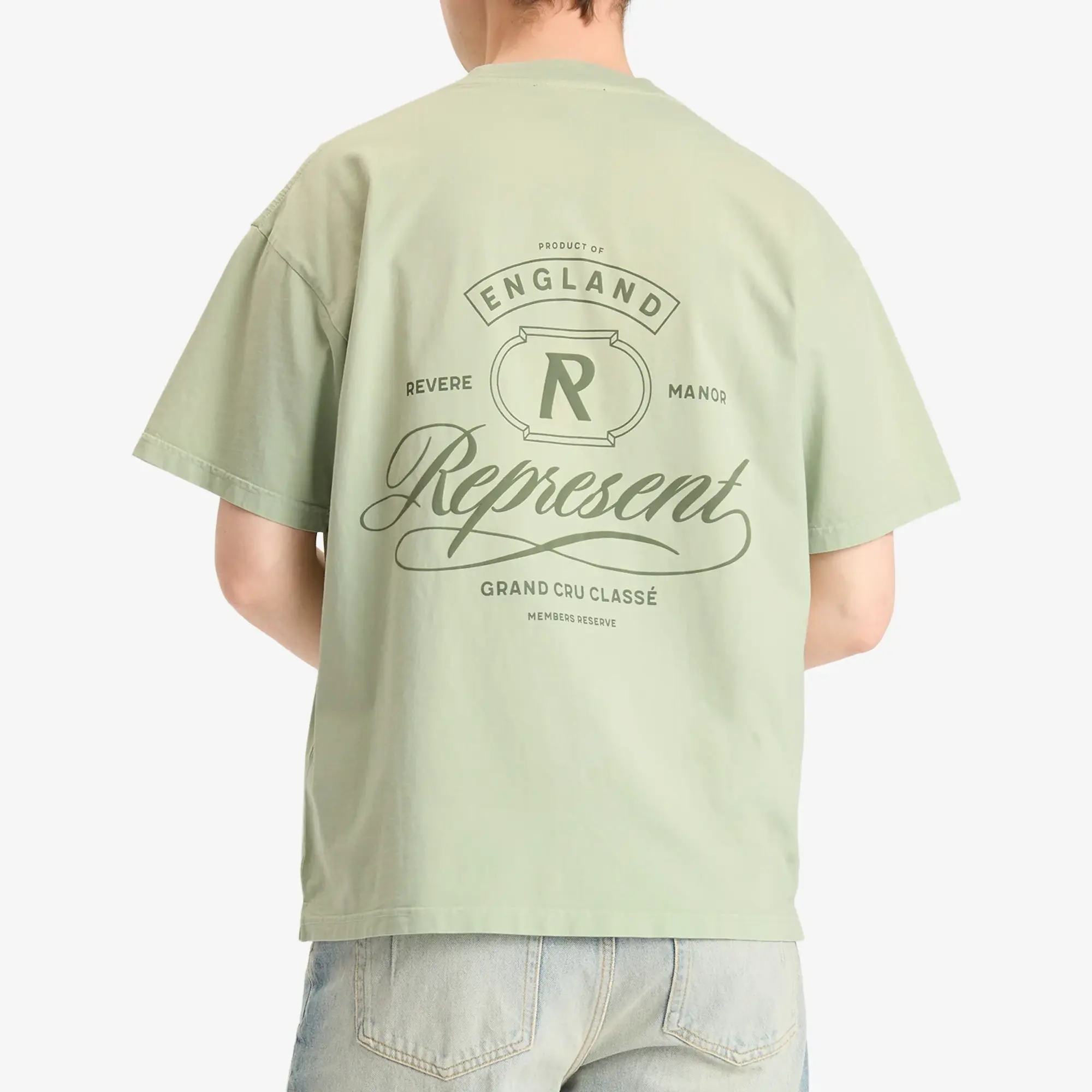 Represent Men's Gran Cru Classe T-Shirt Washed Sage