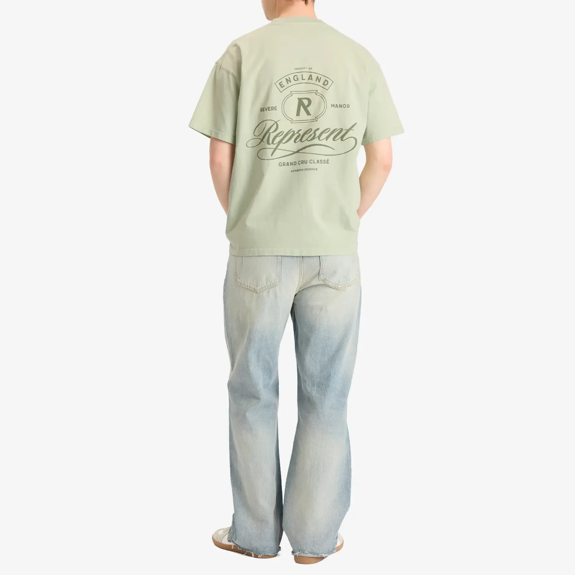 Represent Men's Gran Cru Classe T-Shirt Washed Sage
