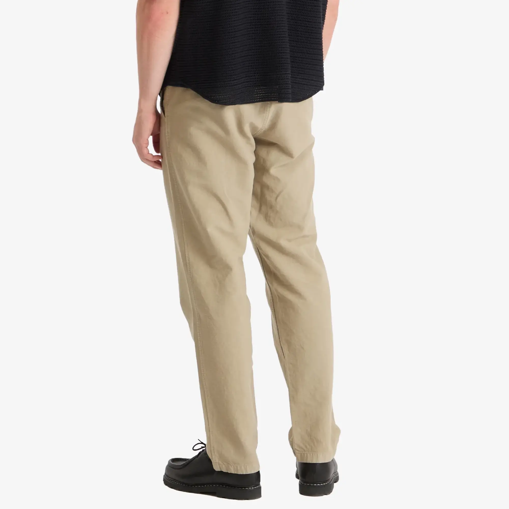 Norse Projects Men's Ezra Relaxed Cotton Linen Trousers Clay