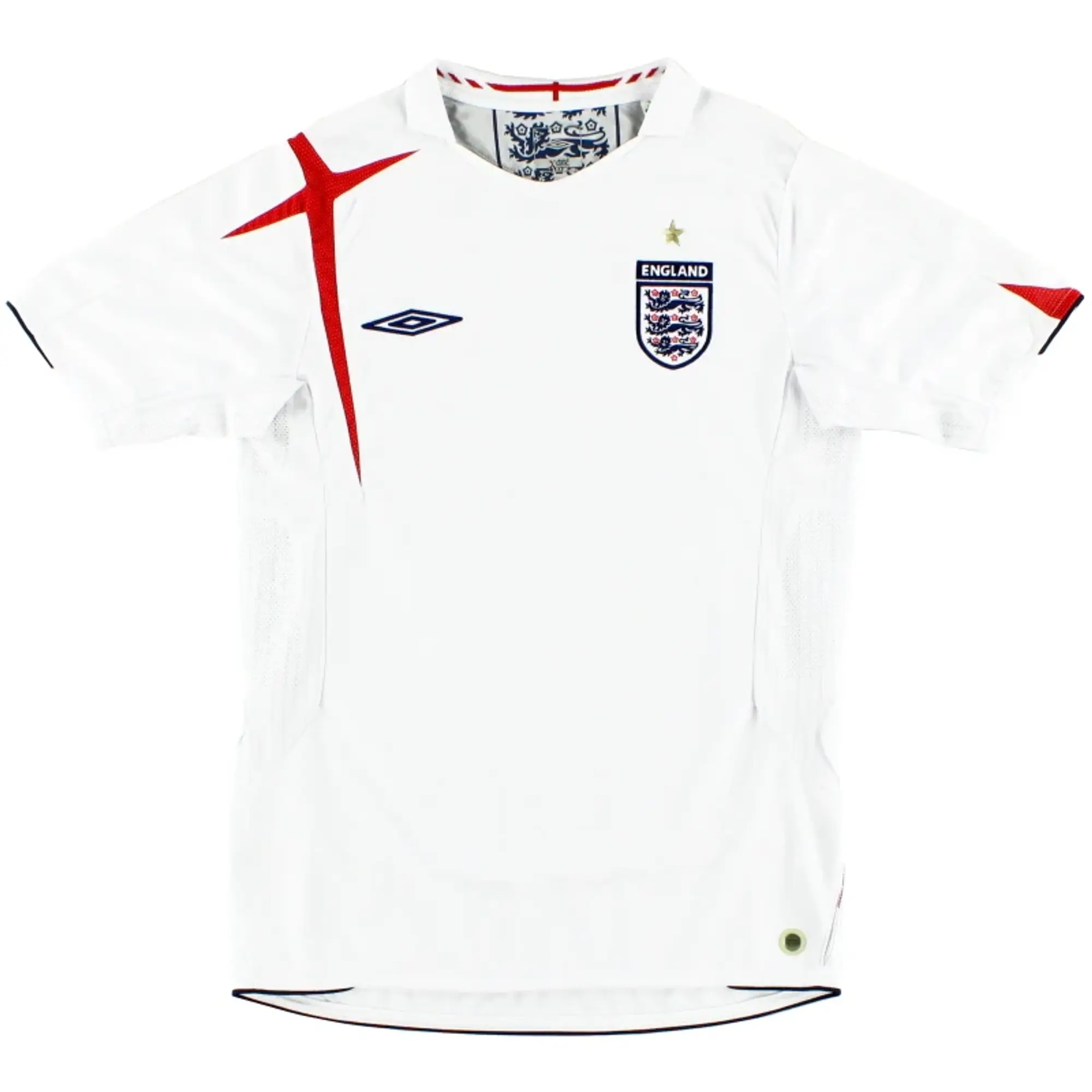 2005-07 England Umbro Home Shirt XL - England / Excellent / XL