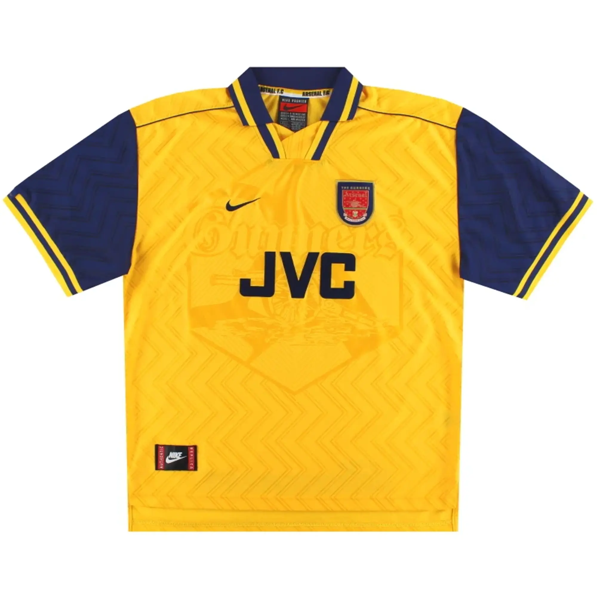 1996-97 Arsenal Nike Away Shirt L - Arsenal / Excellent / Large