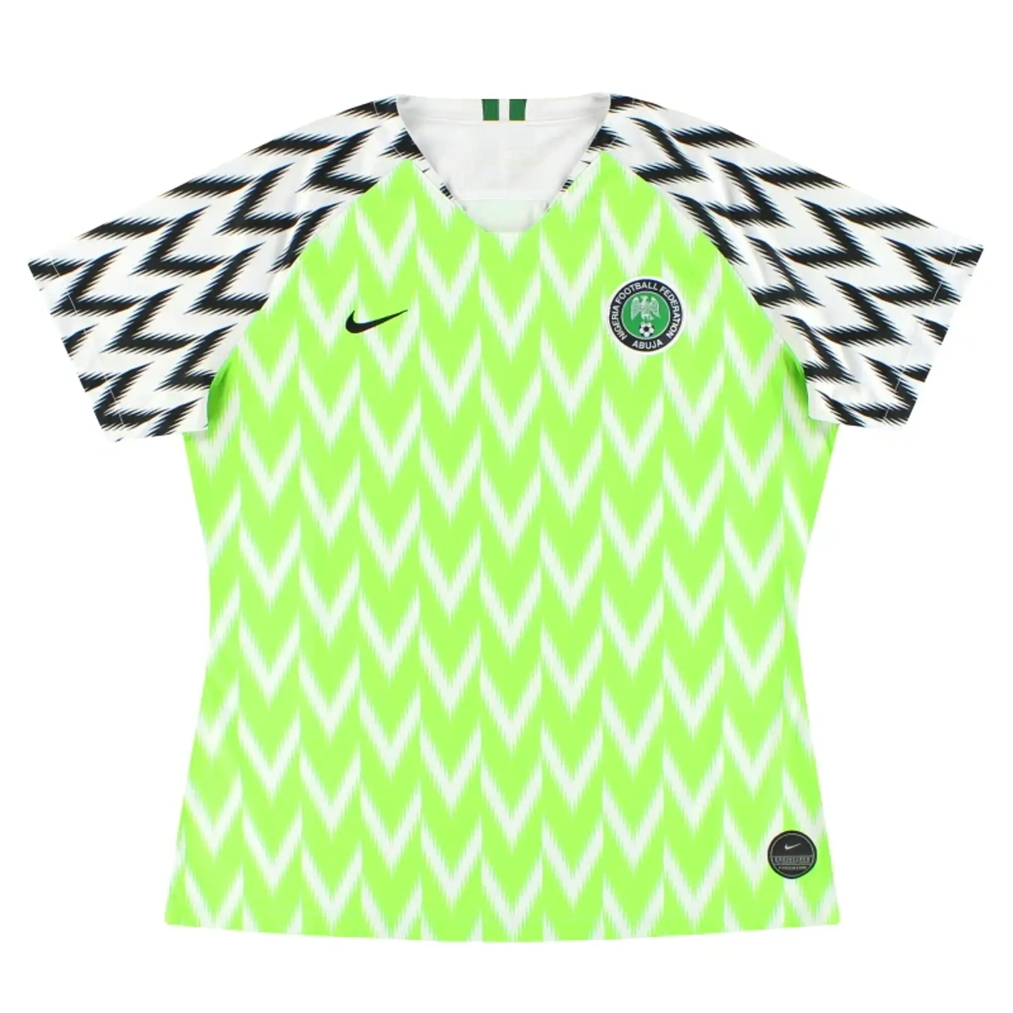 2019 Nigeria Nike Womens Home Shirt XL - Nigeria / Excellent / XL