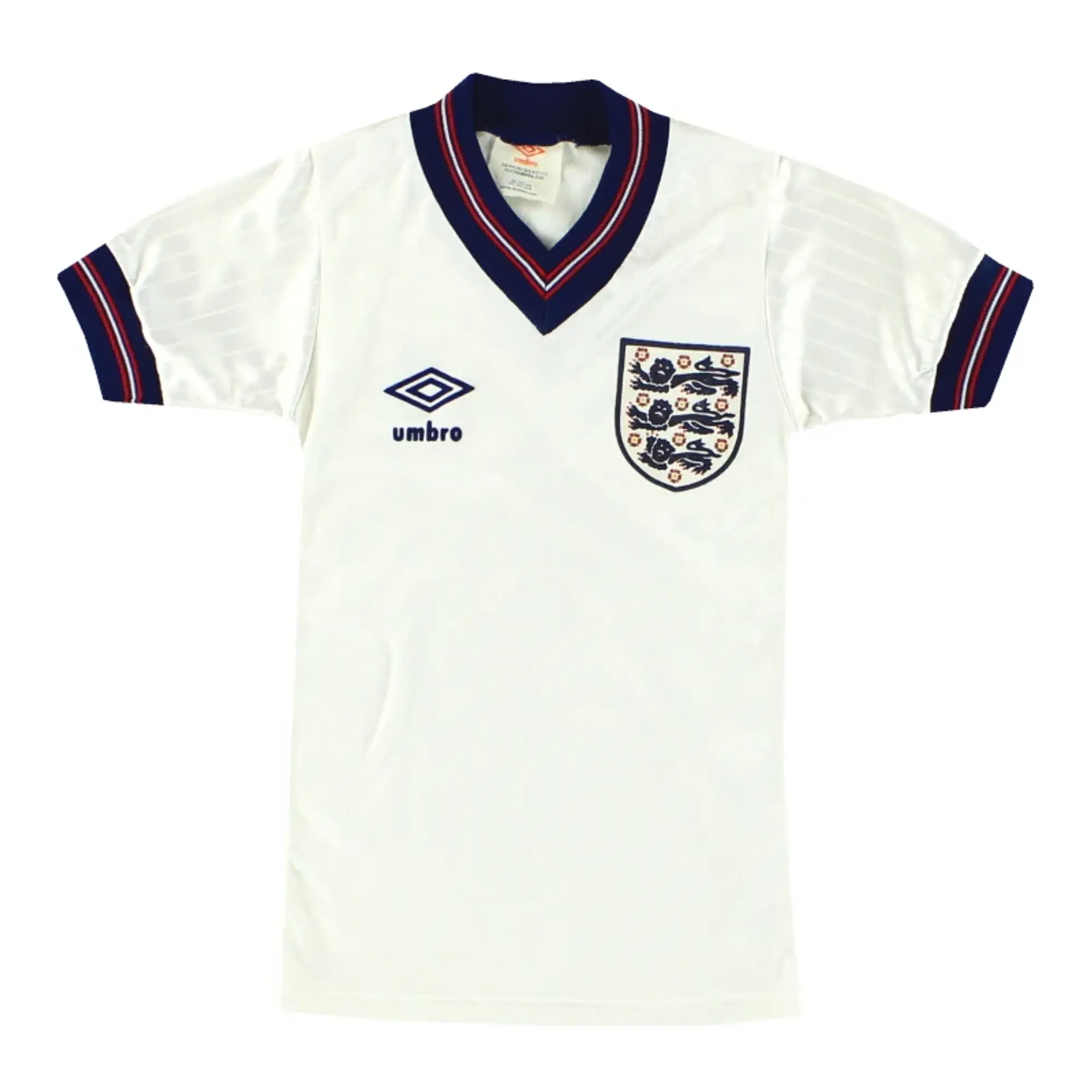1984-87 England Umbro Home Shirt Y - England / Excellent / Youth
