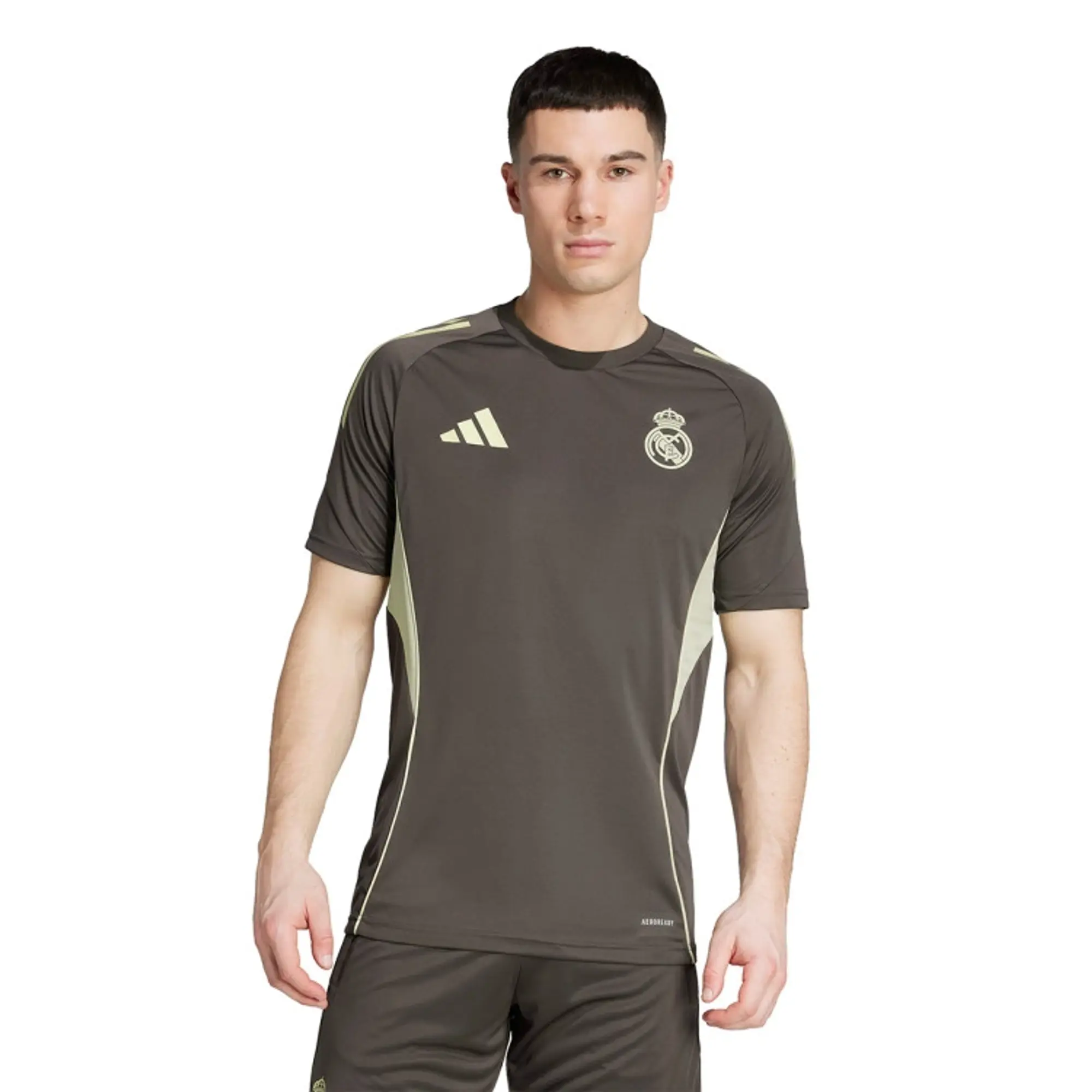 Real Madrid Training T-Shirt Tiro 25 - Utility Grey - ['Grey']