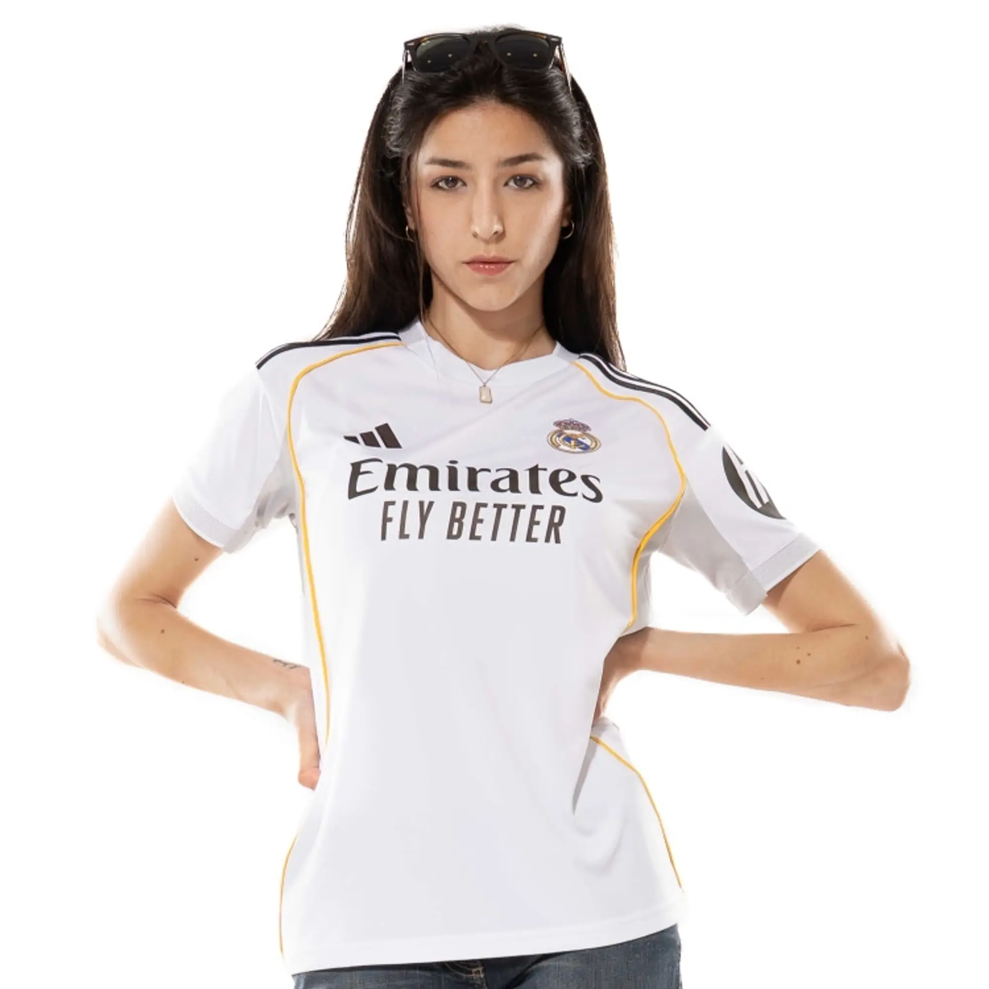 Real Madrid Home Shirt 2025/26 Women - ['White']