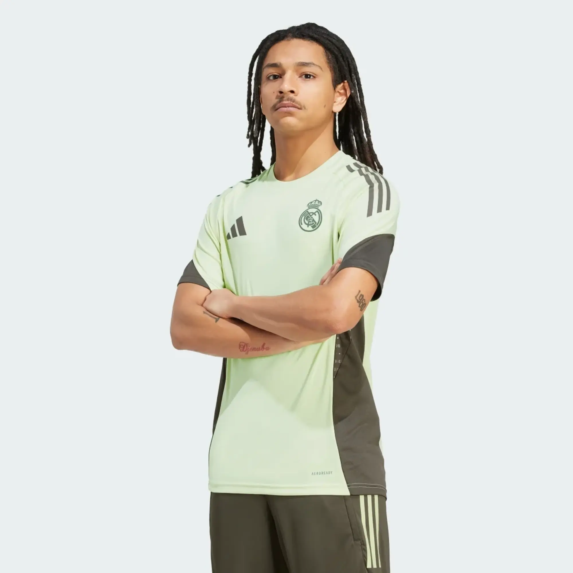 Real Madrid Training T-Shirt Tiro 25 - Almost Lime - ['Green']