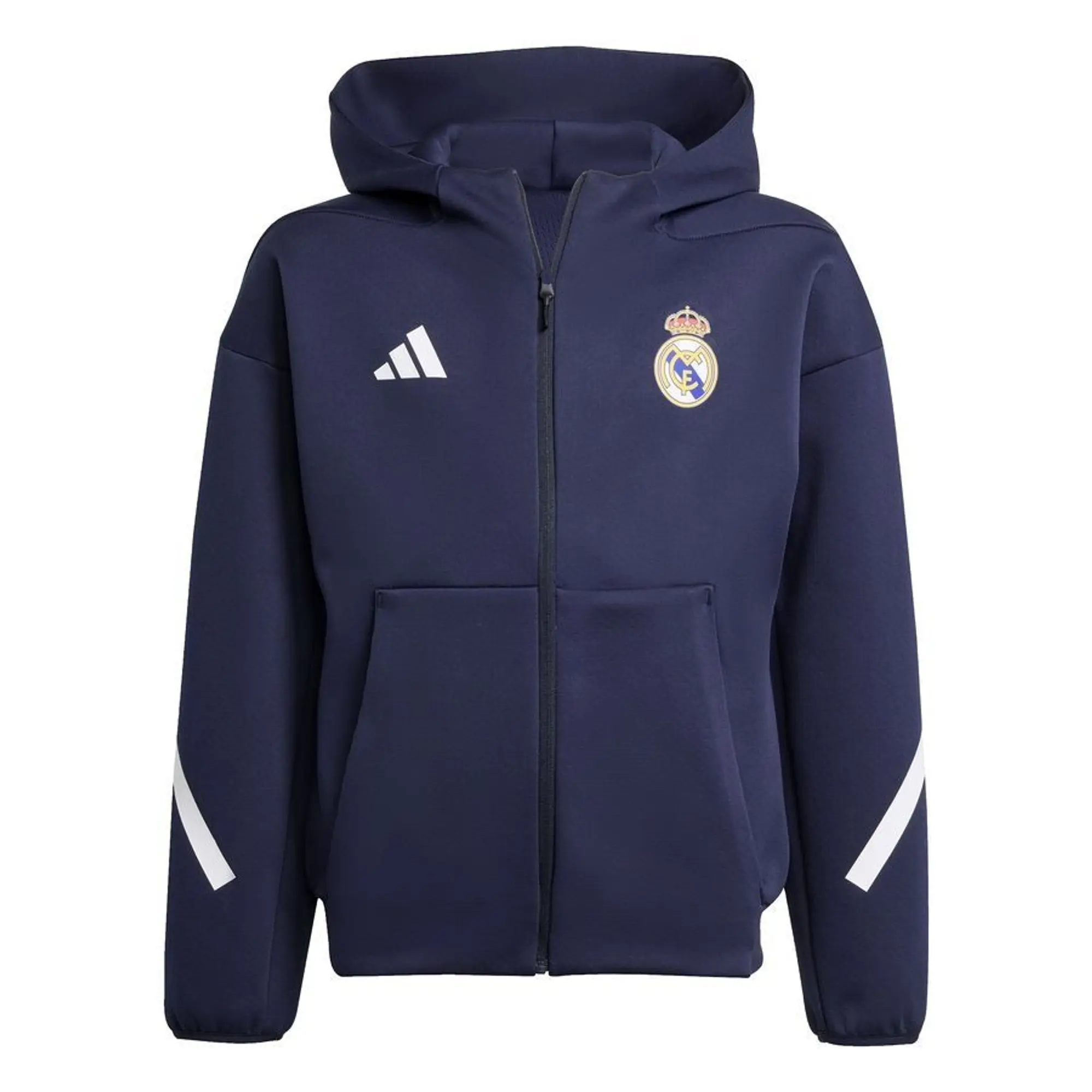 Real Madrid Jacket Anthem - Legend Ink Kids - ['Blue']