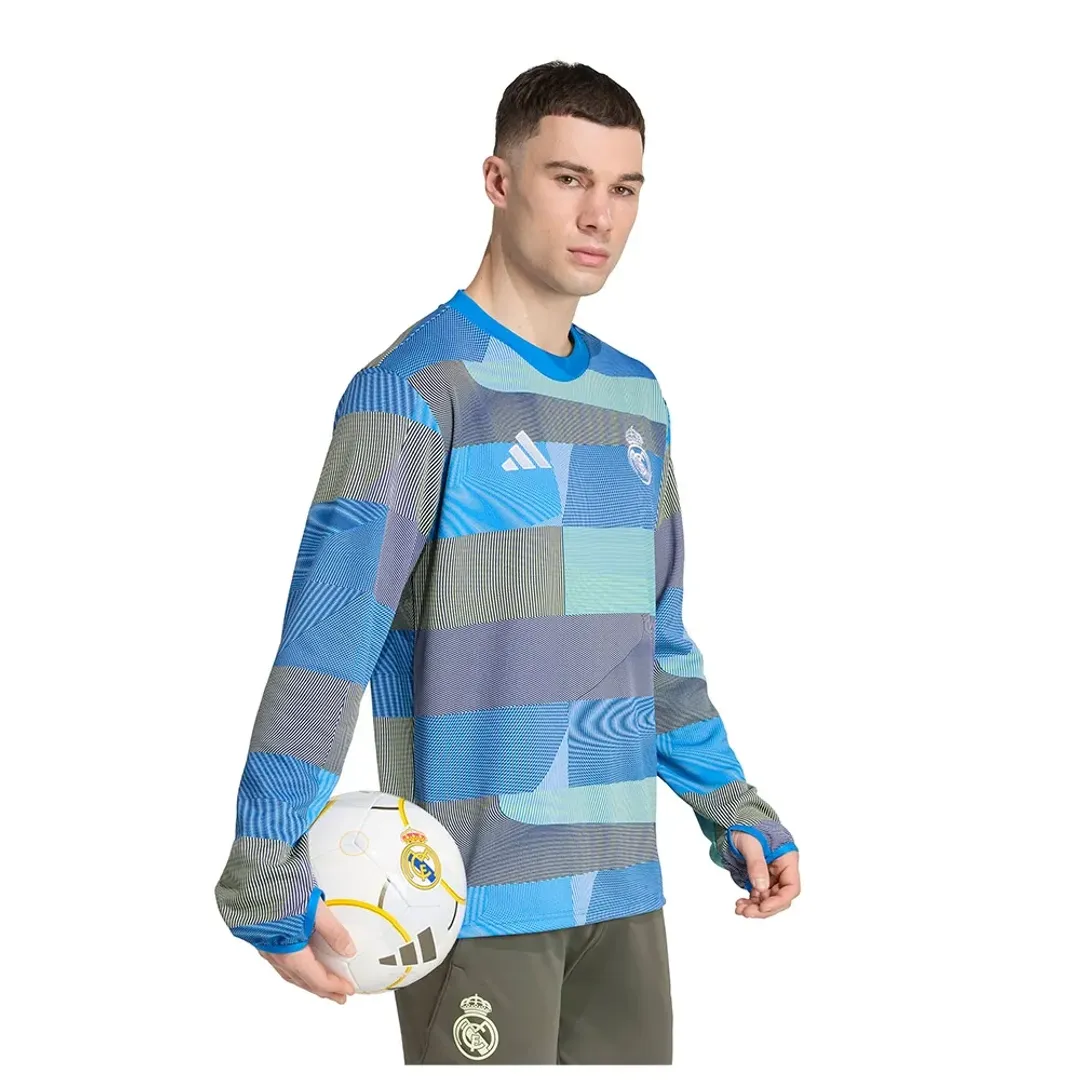 Adidas Real Madrid 25/26 Warm Pre Match Sweatshirt | JP4154