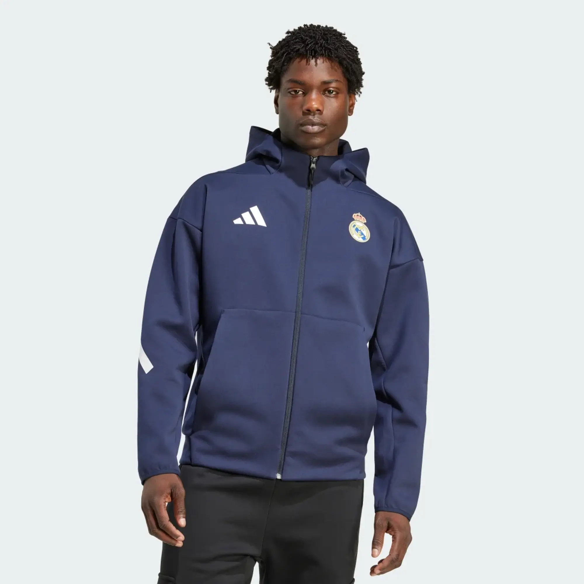 Real Madrid Jacket Anthem - Legend Ink - ['Blue']