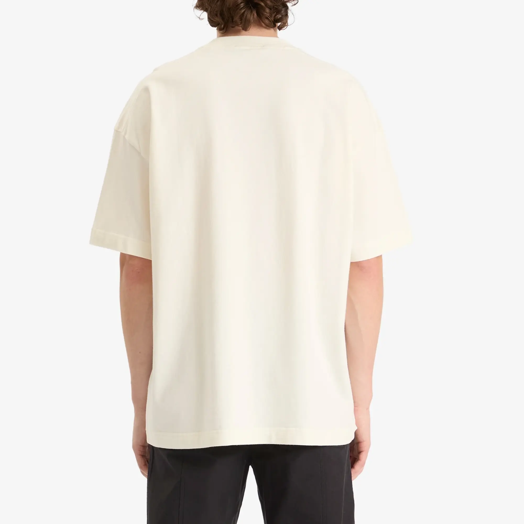Cole Buxton Men's Cursive 2 Star T-Shirt Vintage White