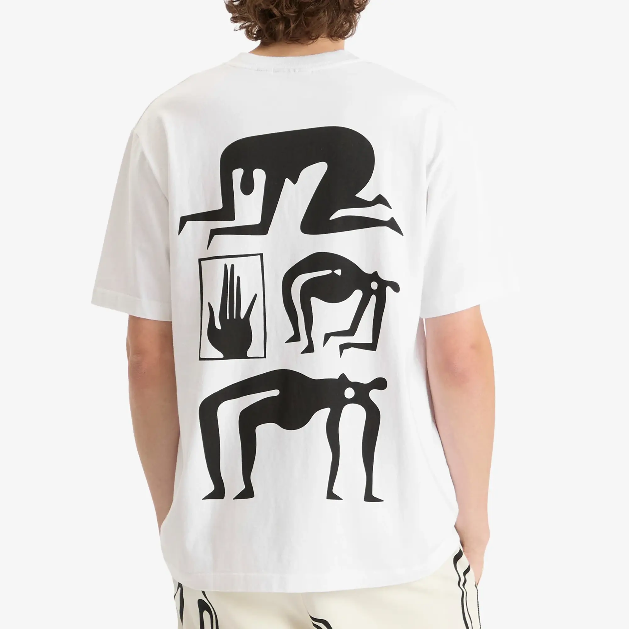 By Parra Men's Yoga Discounts T-Shirt White