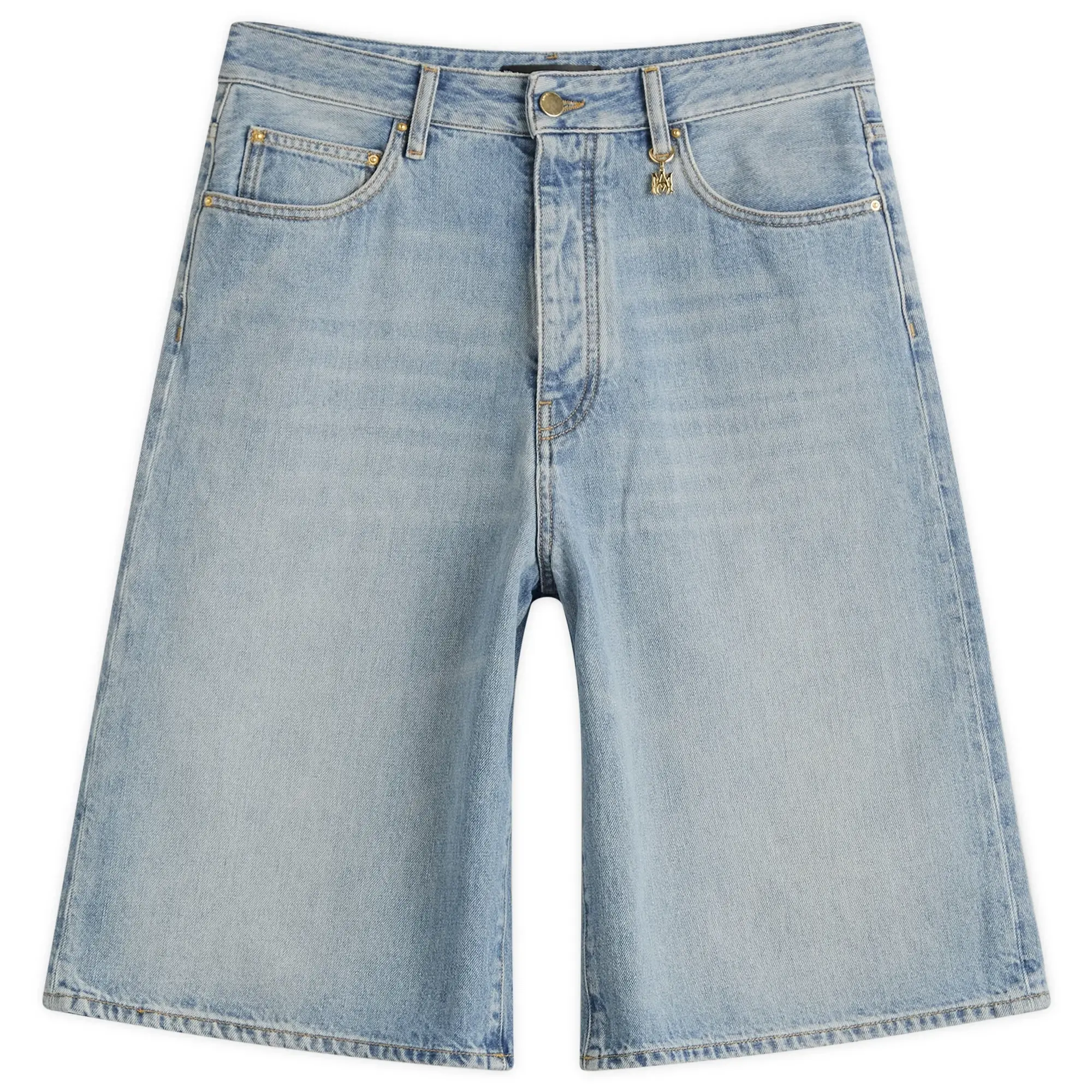 AMIRI Women's Denim Shorts Stone Indigo